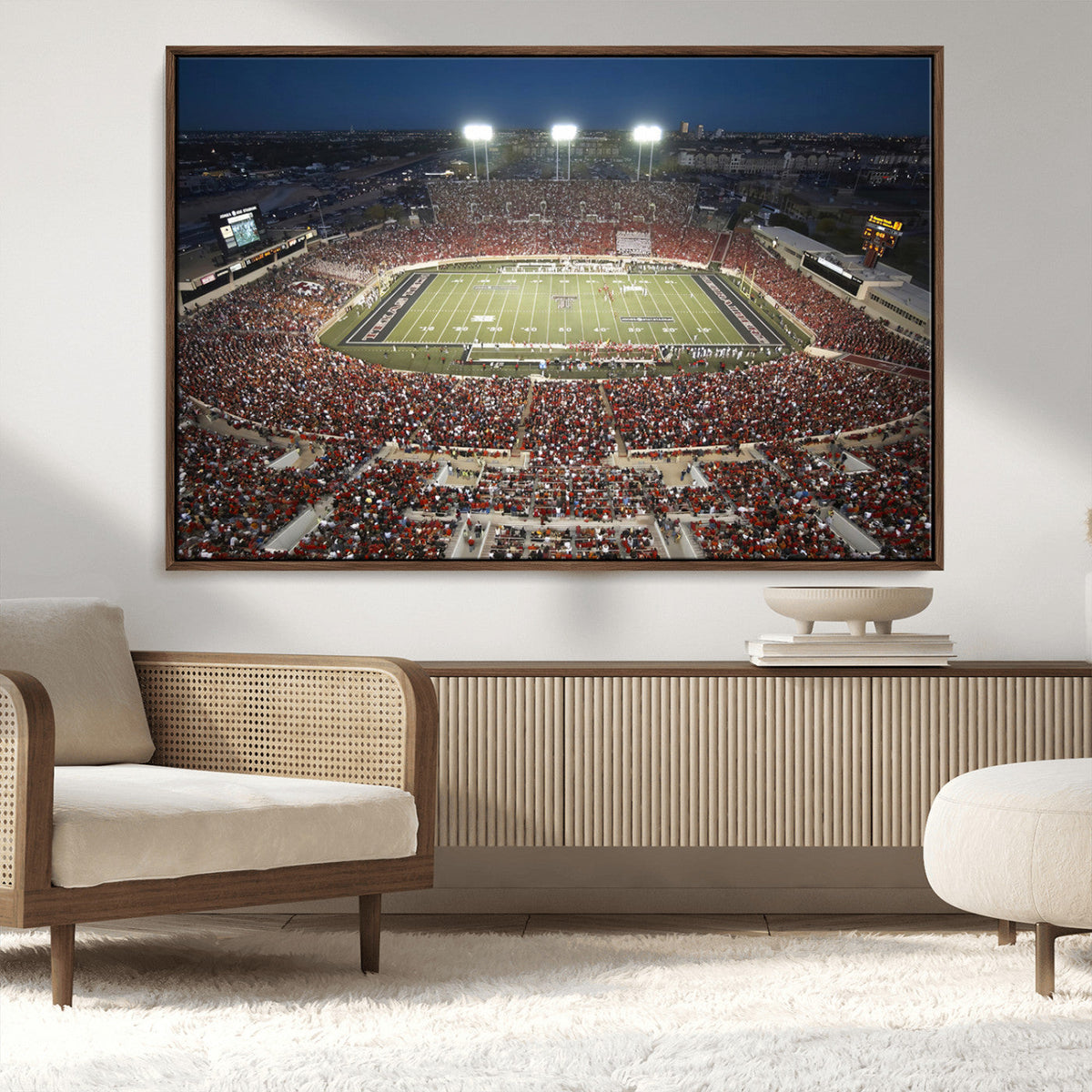 Texas Tech Red Raiders Football Team Print - Lubbock Jones