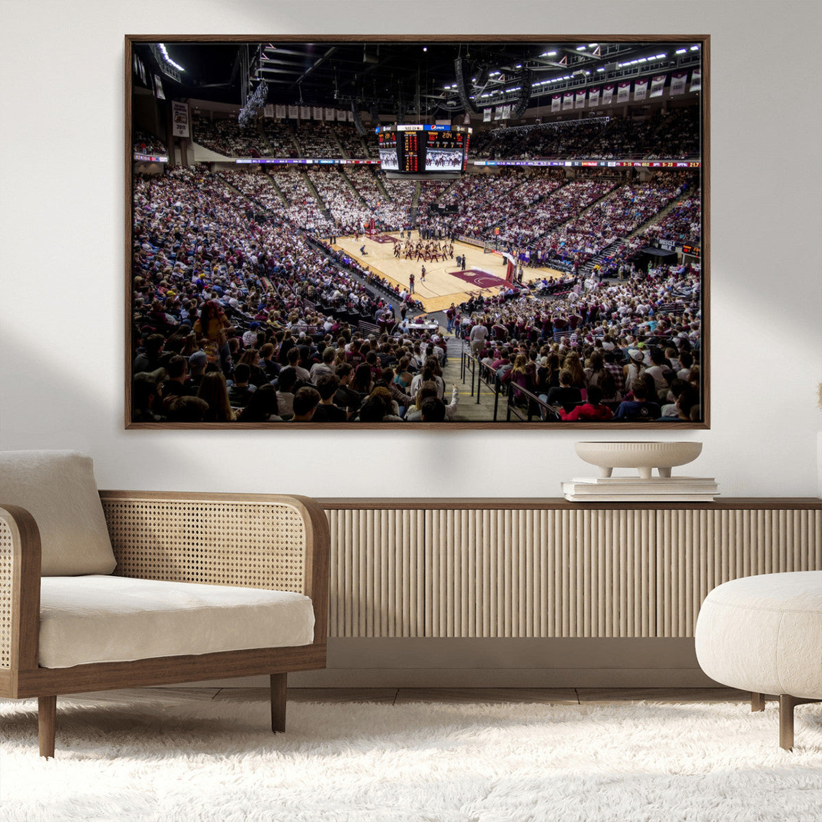 University of Nebraska Cornhuskers Basketball Team Print -