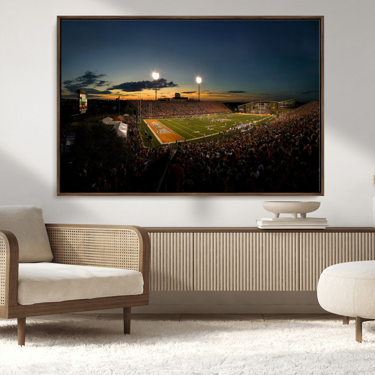 Ball State Cardinals Football Team Print - Muncie Scheumann
