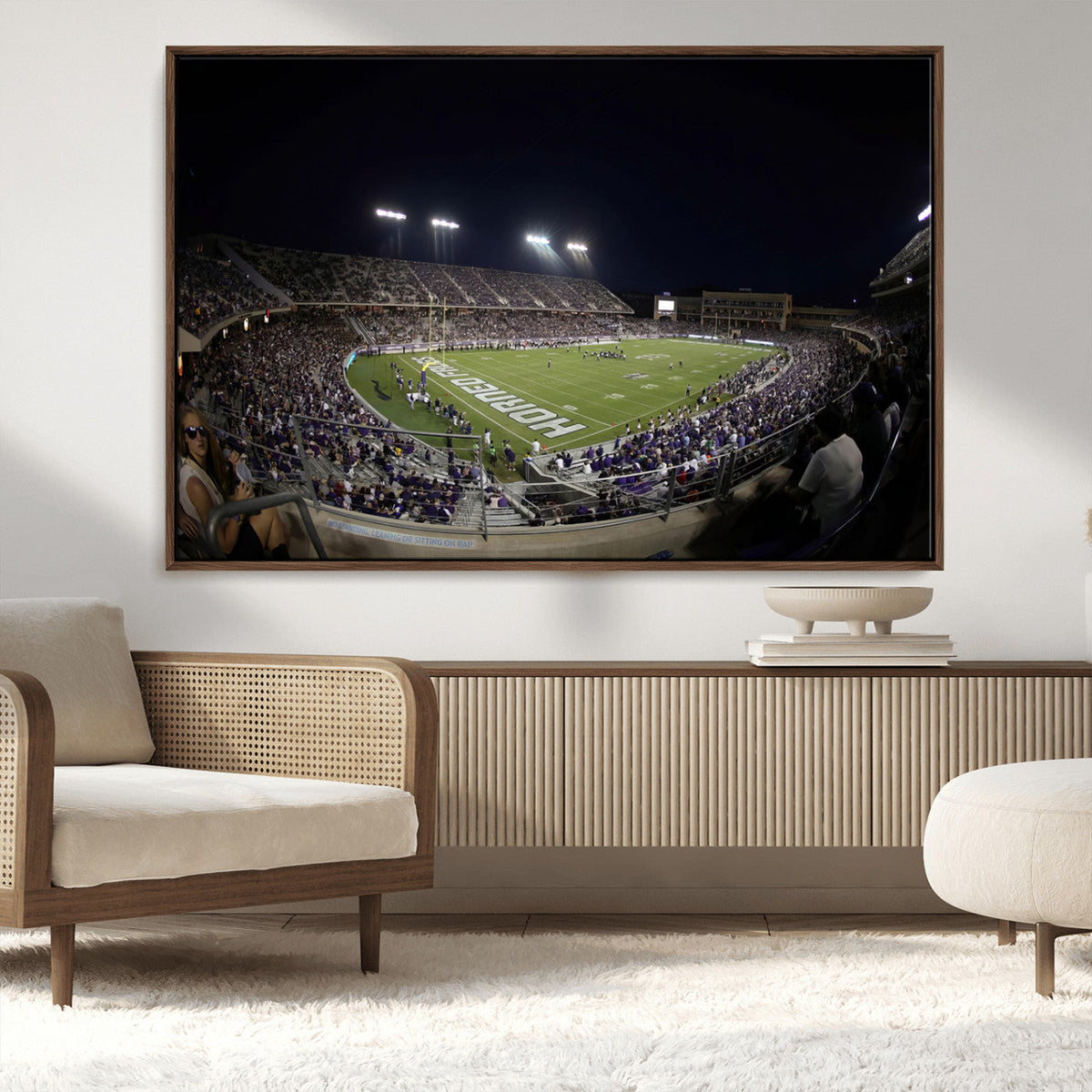 TCU Horned Frogs Football Team Print - Fort Worth Amon G.