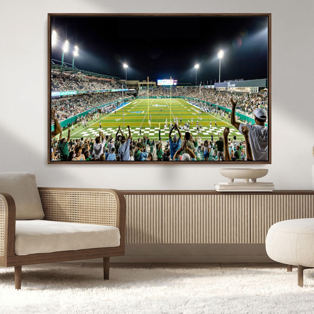 The Tulane University Green Wave Football Team Print - New