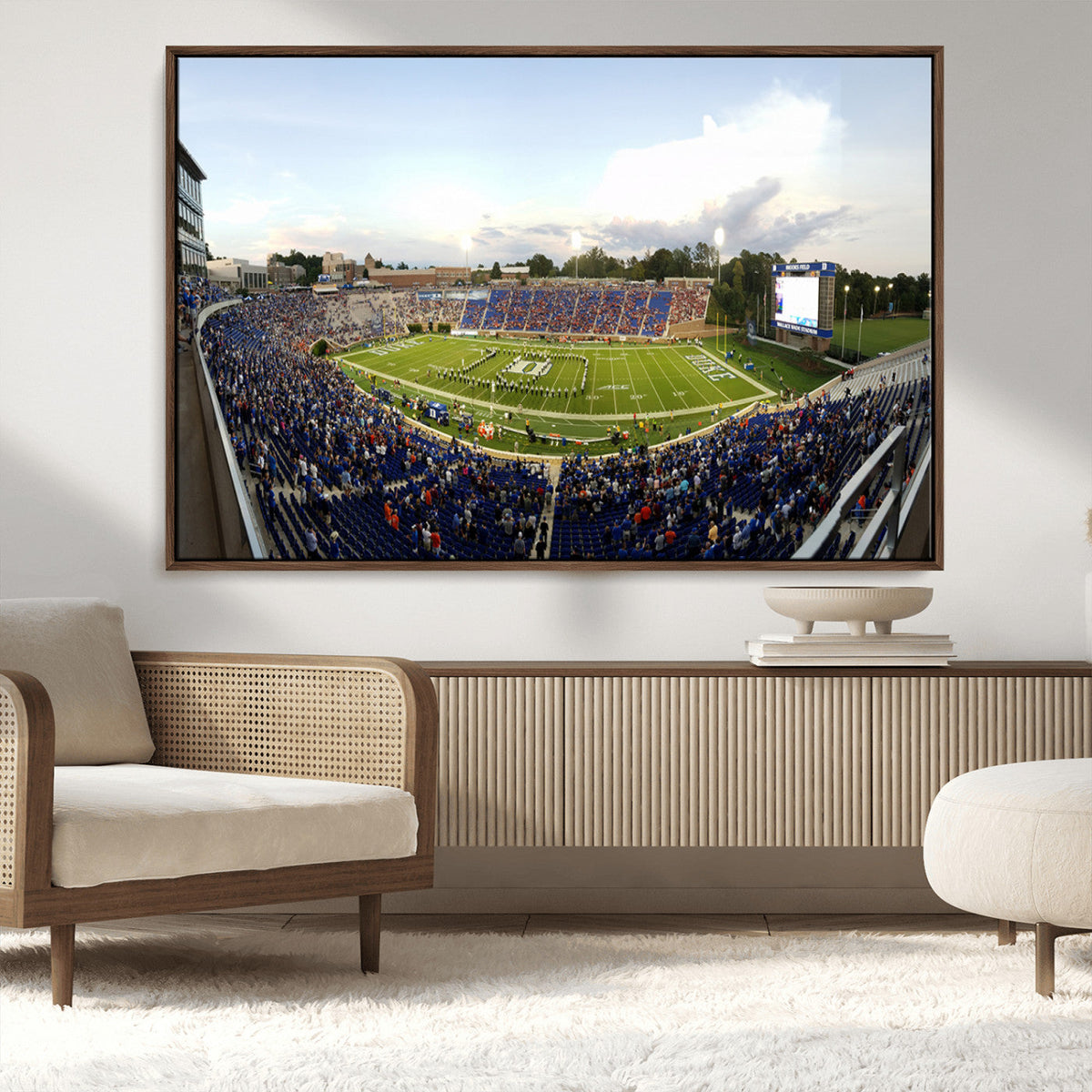 The Duke University Blue Devils Football Team Print - Durham