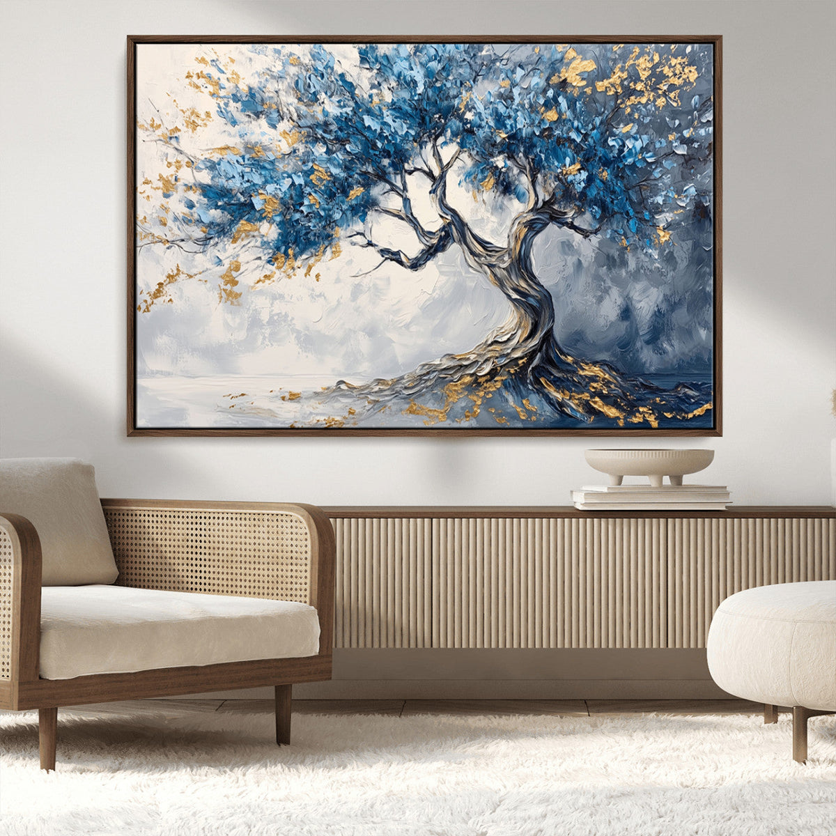 Abstract Tree Painting Canvas Wall Art | Tree of Life