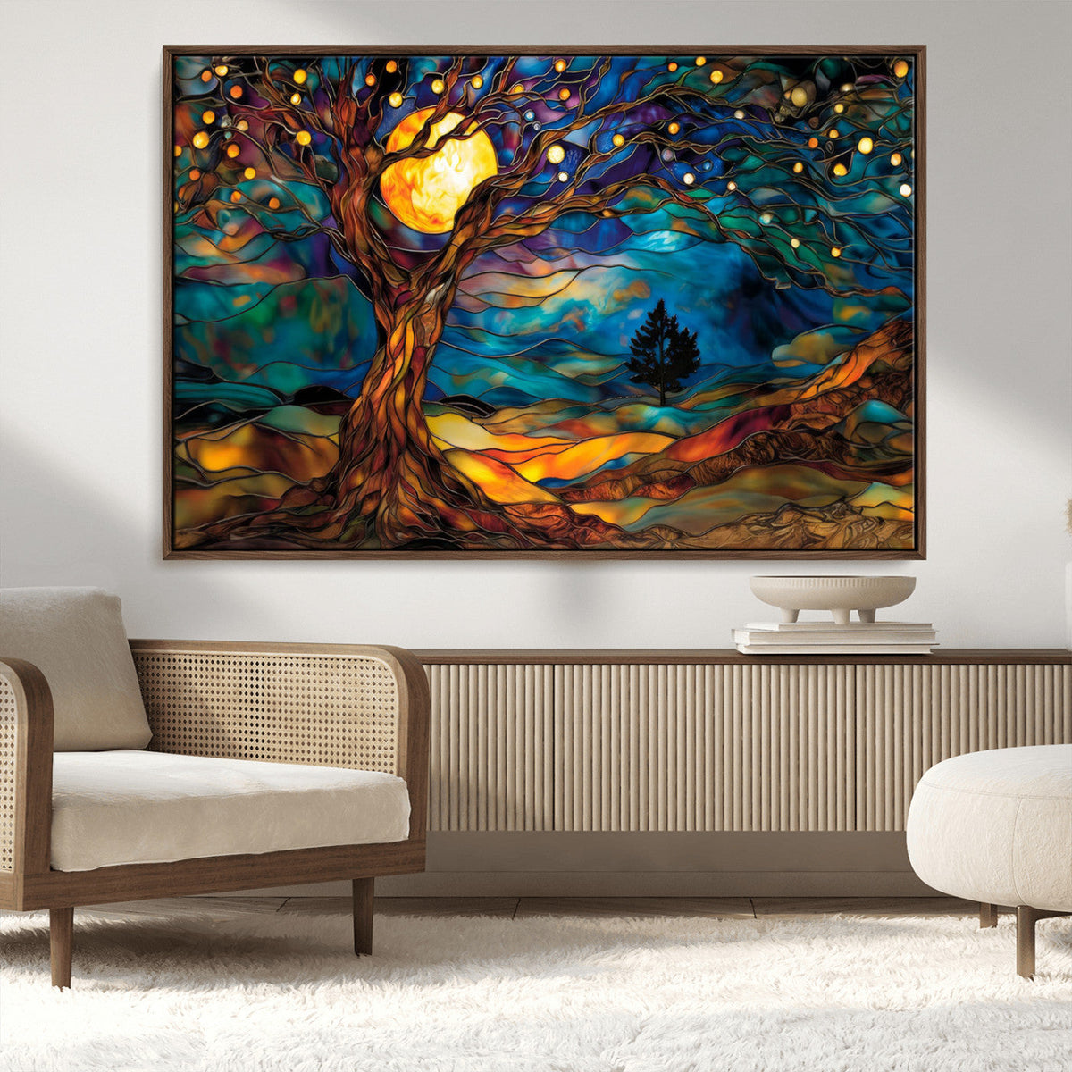 Tree of Life Wall Art - Yggdrasil Tree of Life Canvas Print