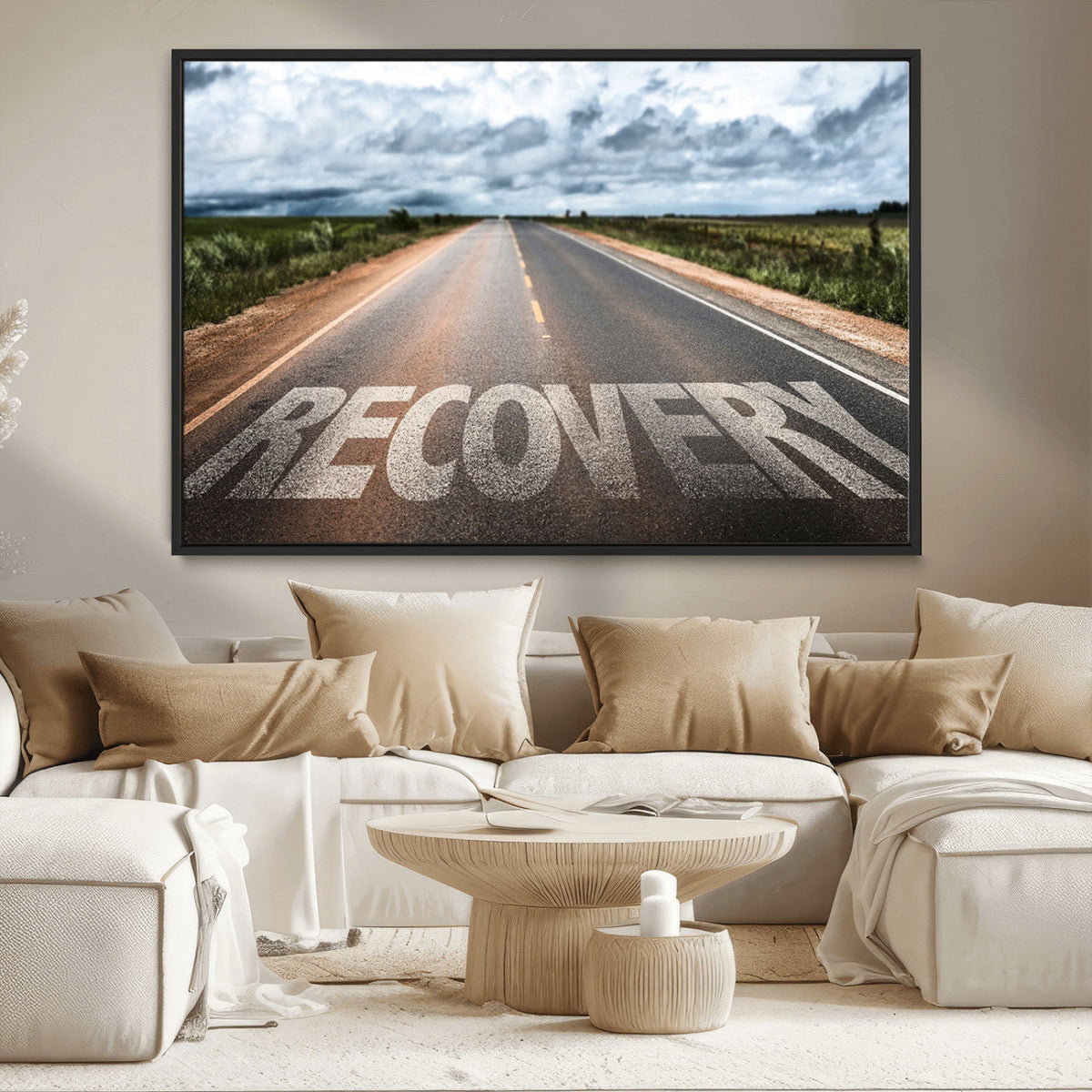 Recovery Road Wall Art Canvas Print