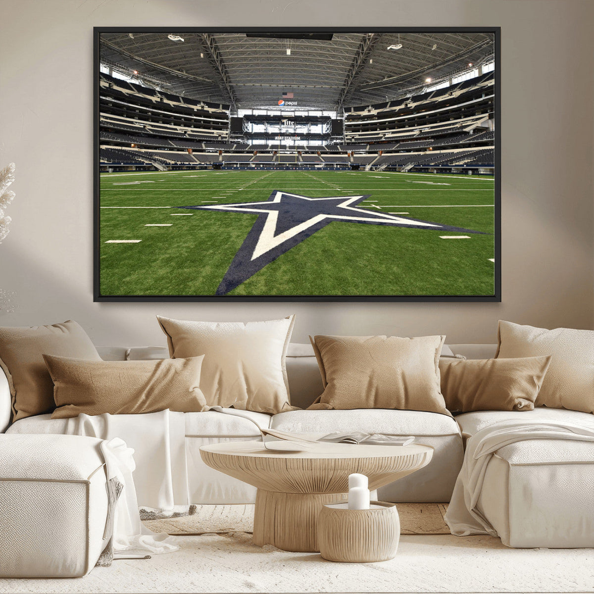 Dallas Cowboys Football Team Print - Arlington AT&T Stadium
