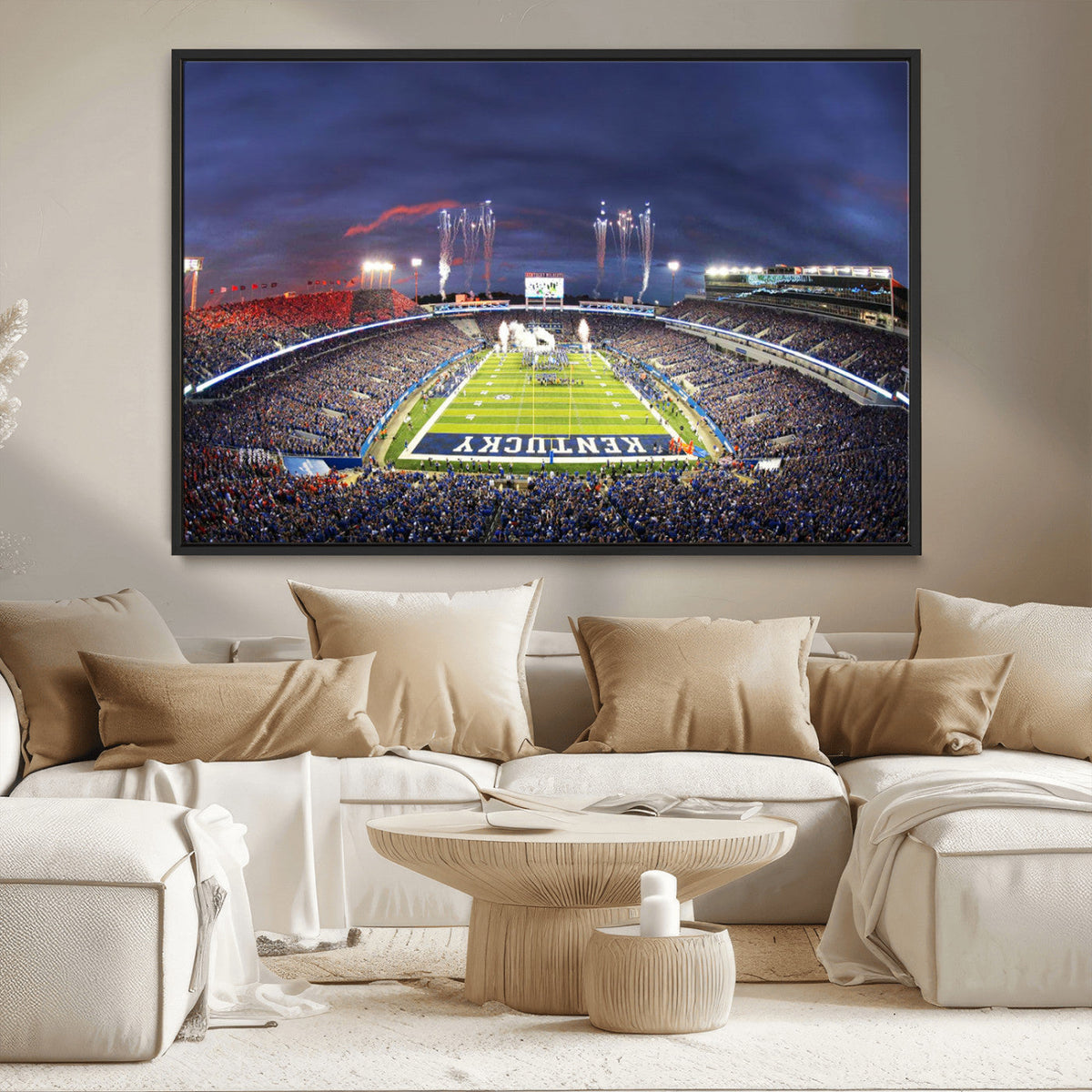Kroger Field Canvas Wall Art - Kentucky Stadium Wall Art