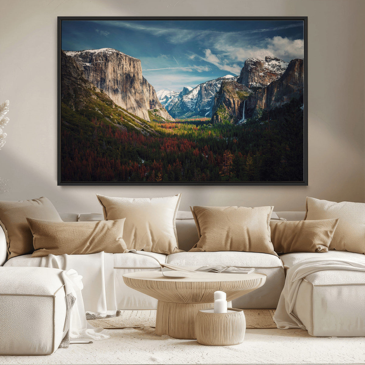 Yosemite National Park Wall Art Canvas Print – Framed