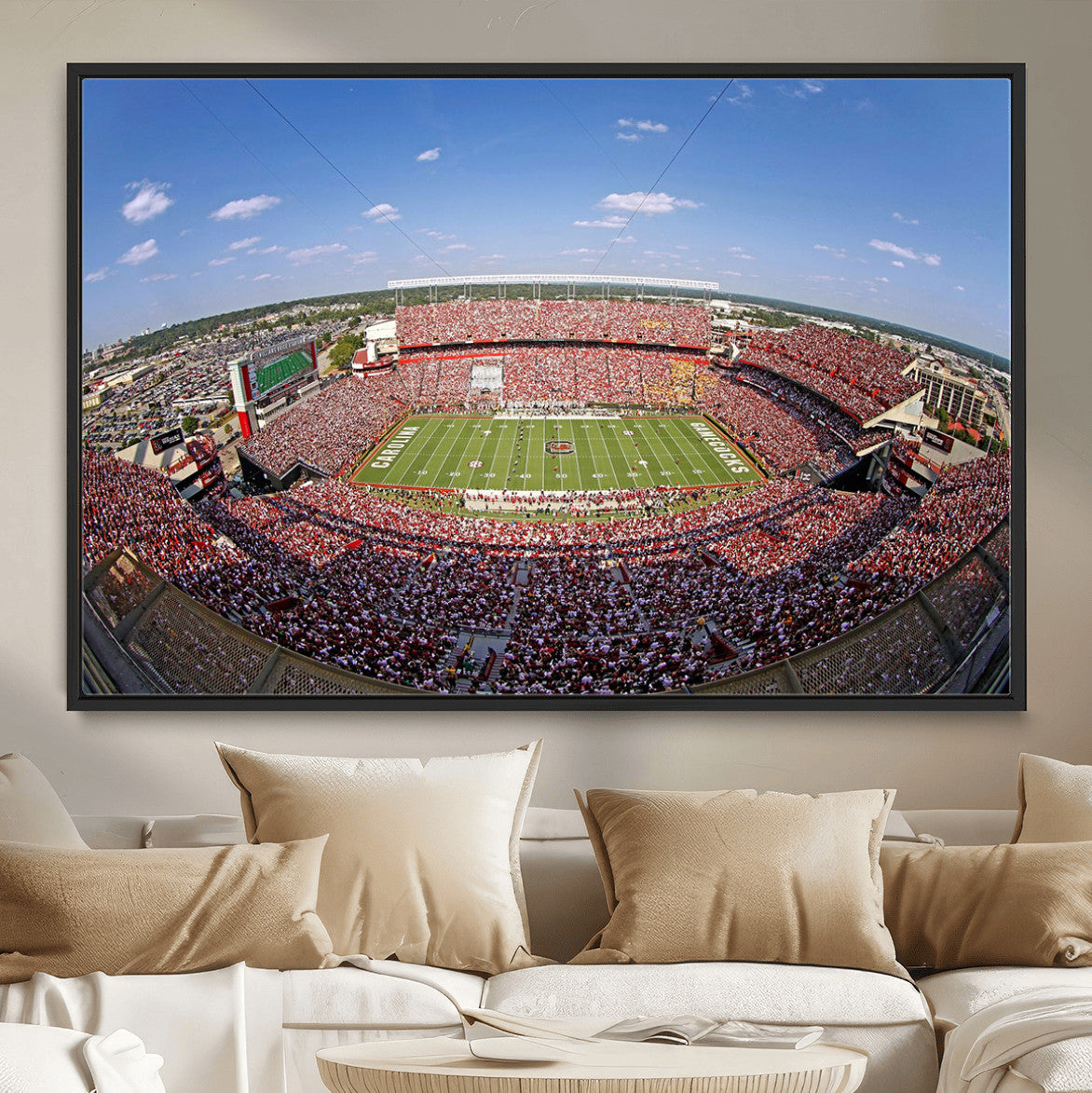 William Brice Stadium Wall Art Canvas Print – Stadium Crowd