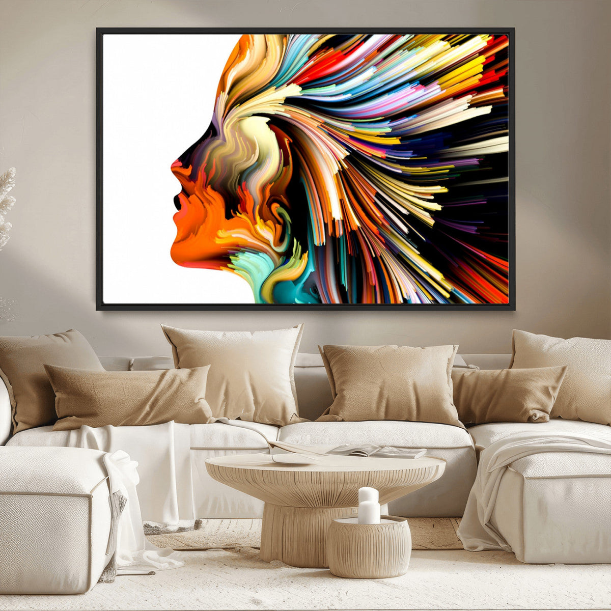 Profile Colors Canvas Print