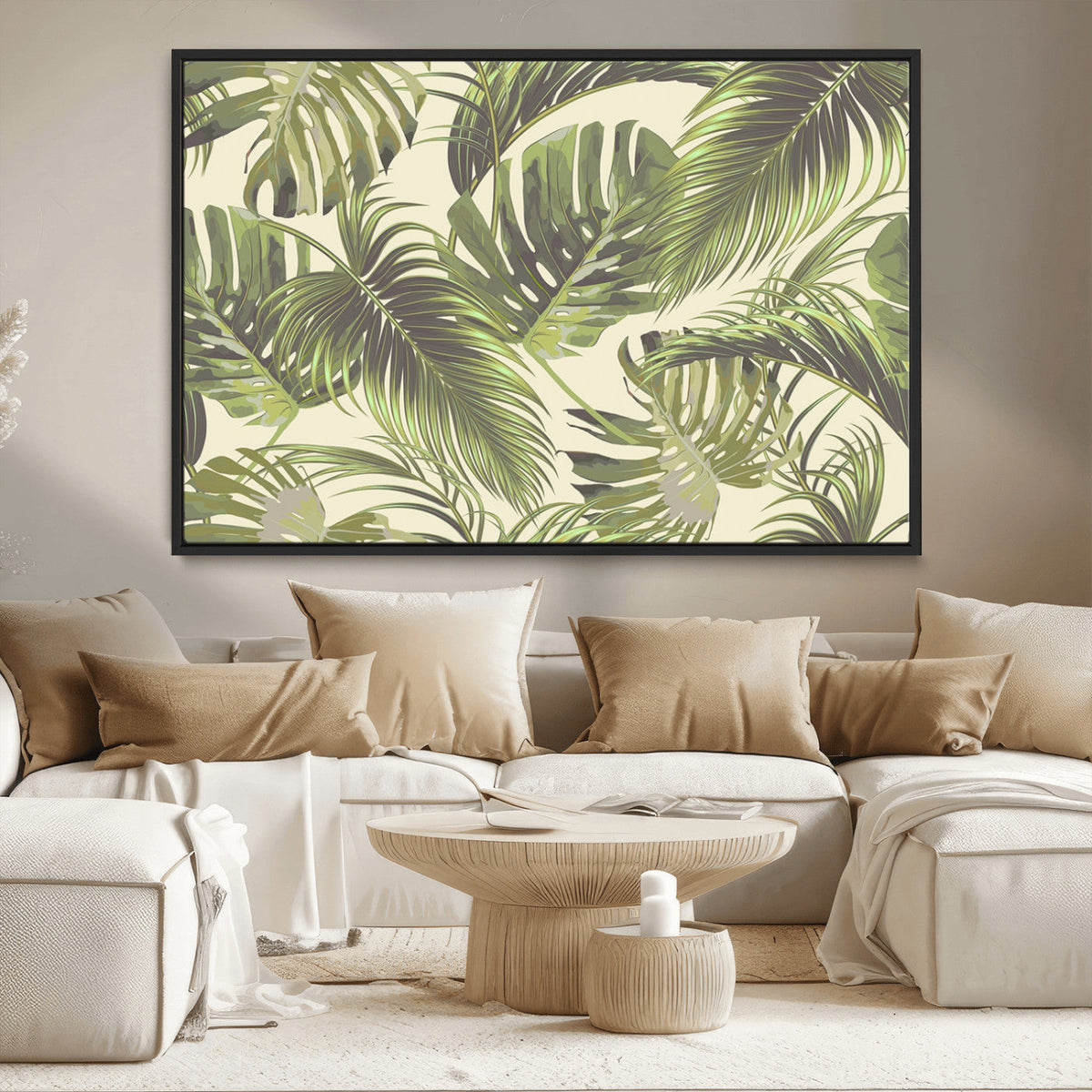 Palm Leaves Canvas Print