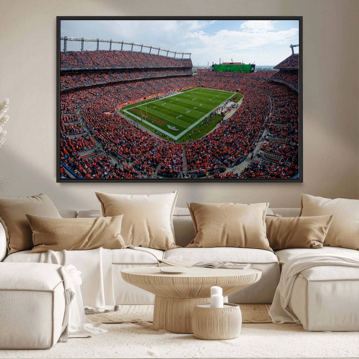 Denver Broncos Football Team Print - Empower Field Mile High
