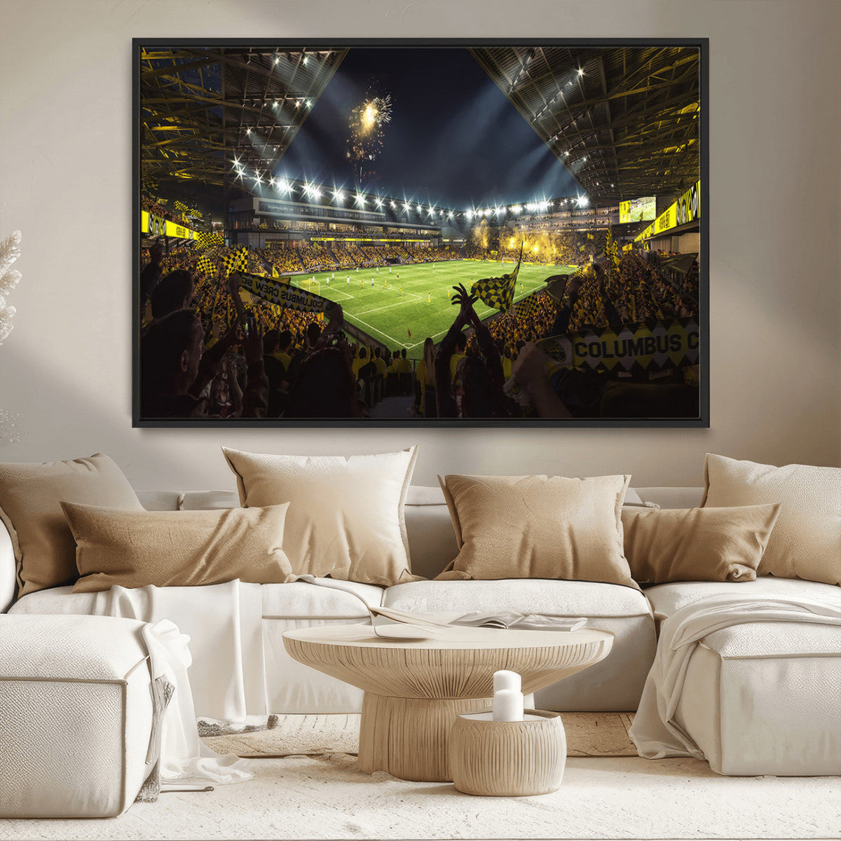 Columbus Crew Soccer Team Print - Columbus Crew Stadium Wall