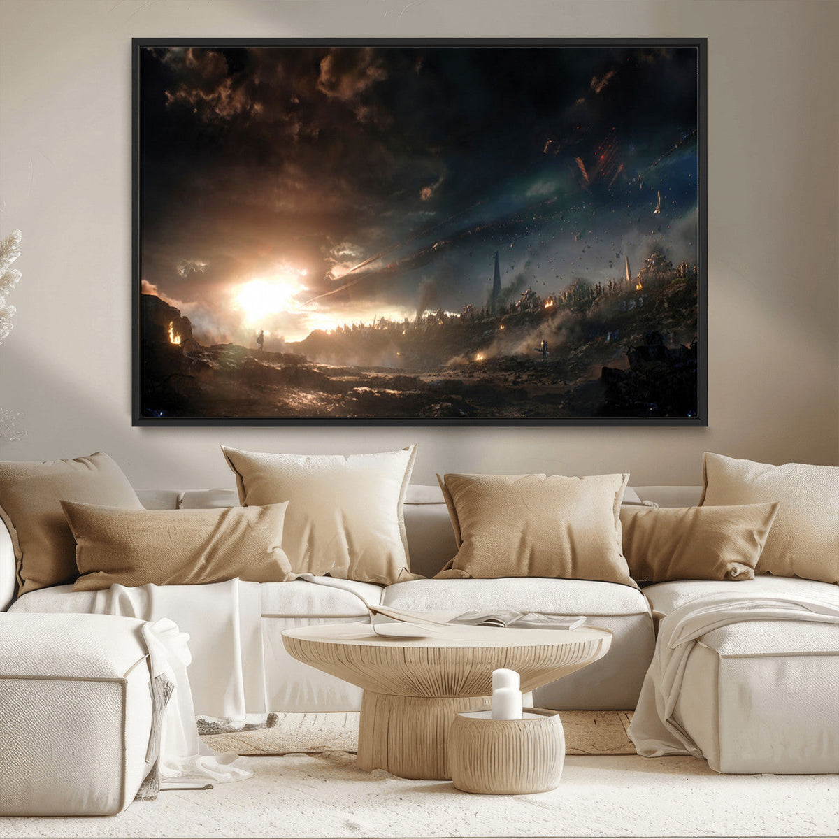 Avengers Planet Wall Art Canvas Print