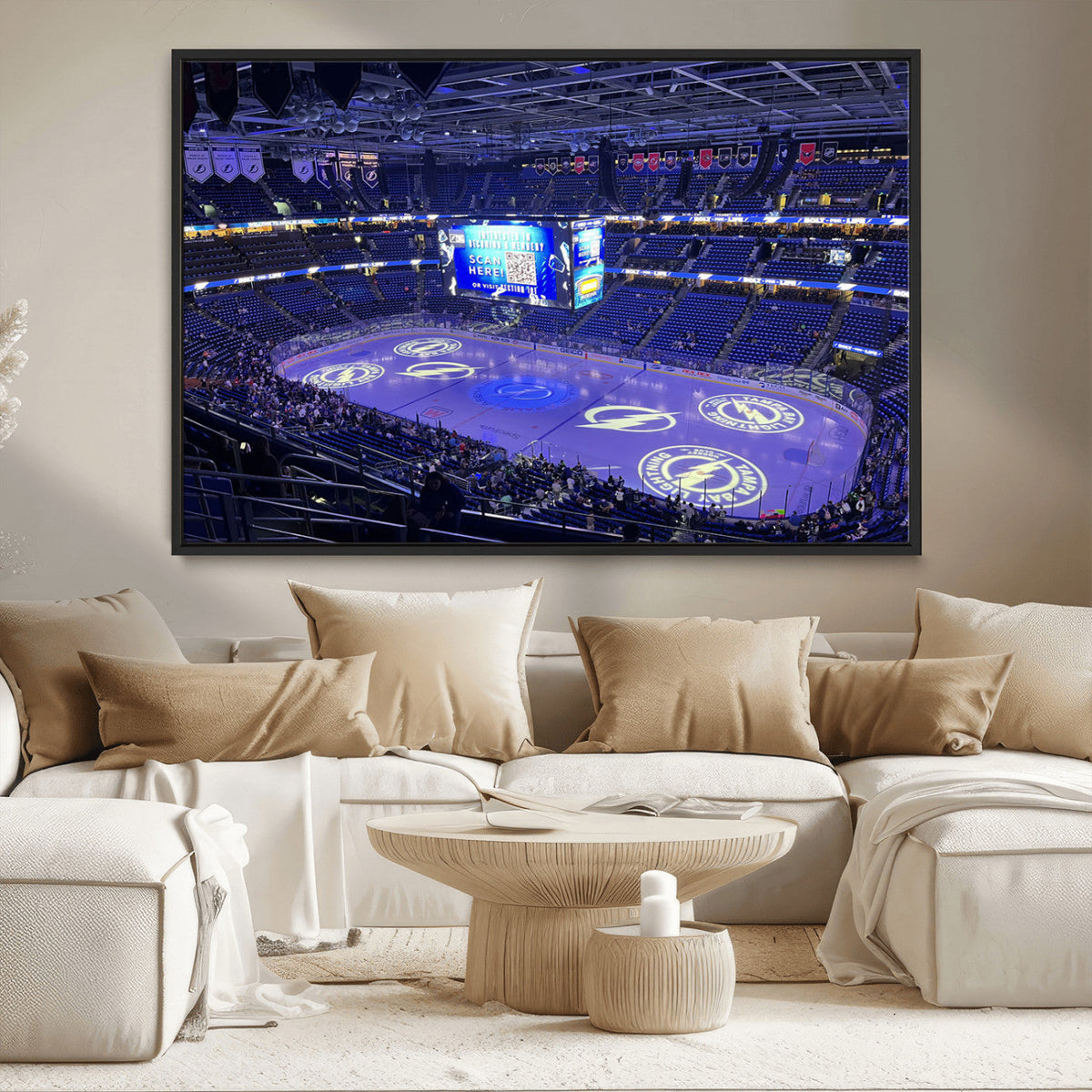 Amalie Arena Florida Wall Art Canvas Print - NHL Hockey