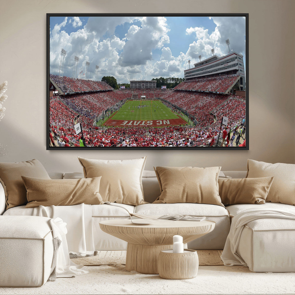 NC State Wolfpack Football Team Print Canvas- Raleigh