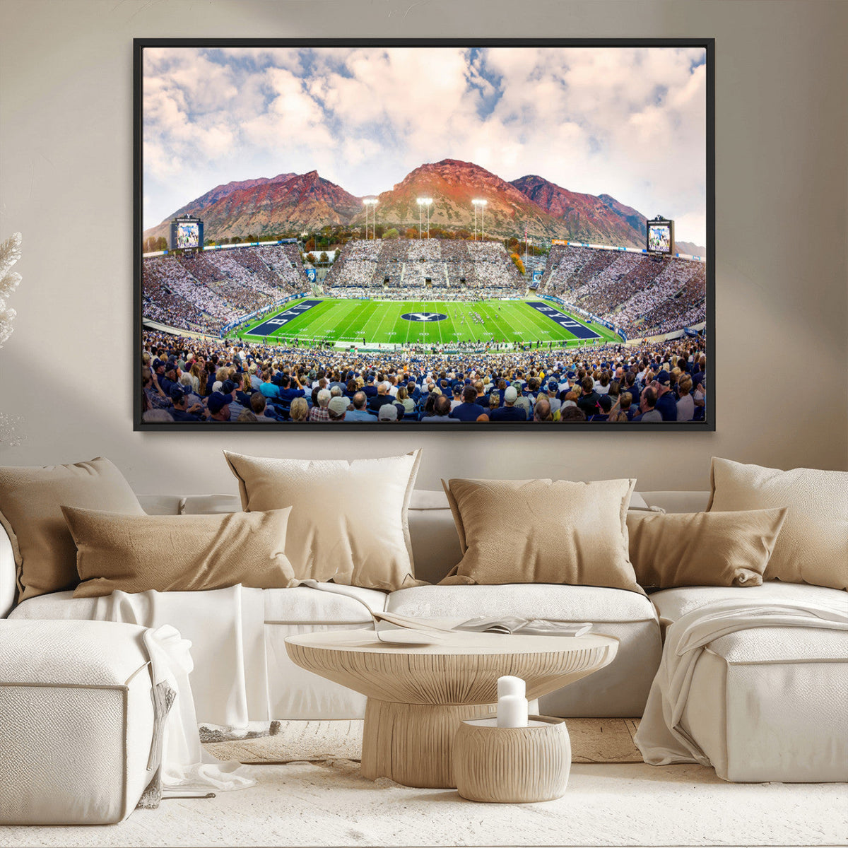 Brigham Young University Cougars Football Team Print - Provo