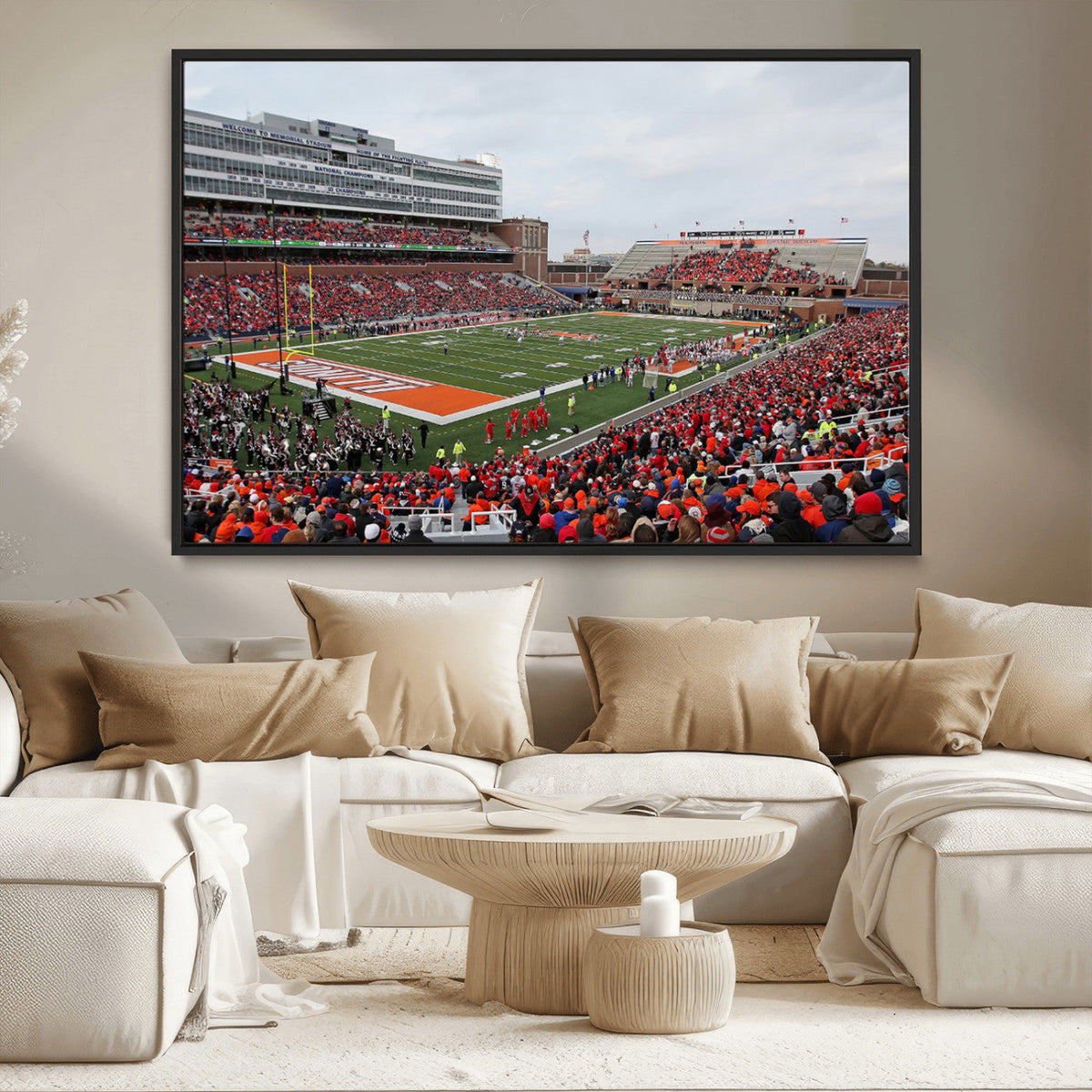 University of Illinois Fighting Illini Football Team Print -