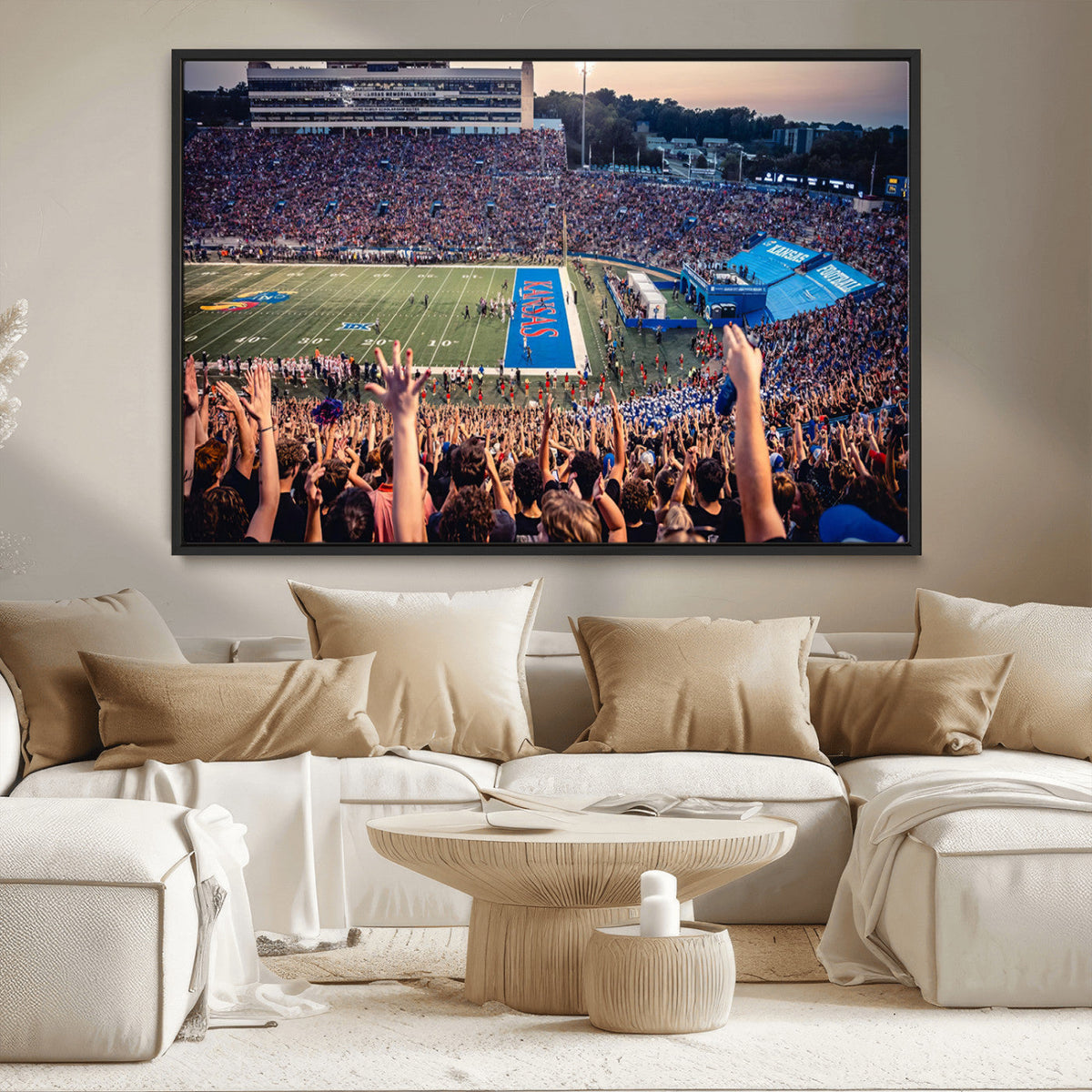 University of Kansas Jayhawks Football Team Art Print -