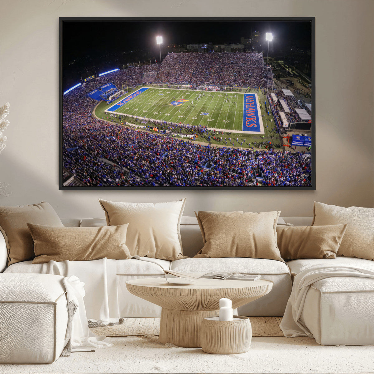 University of Kansas Jayhawks Football Team Print - Lawrence