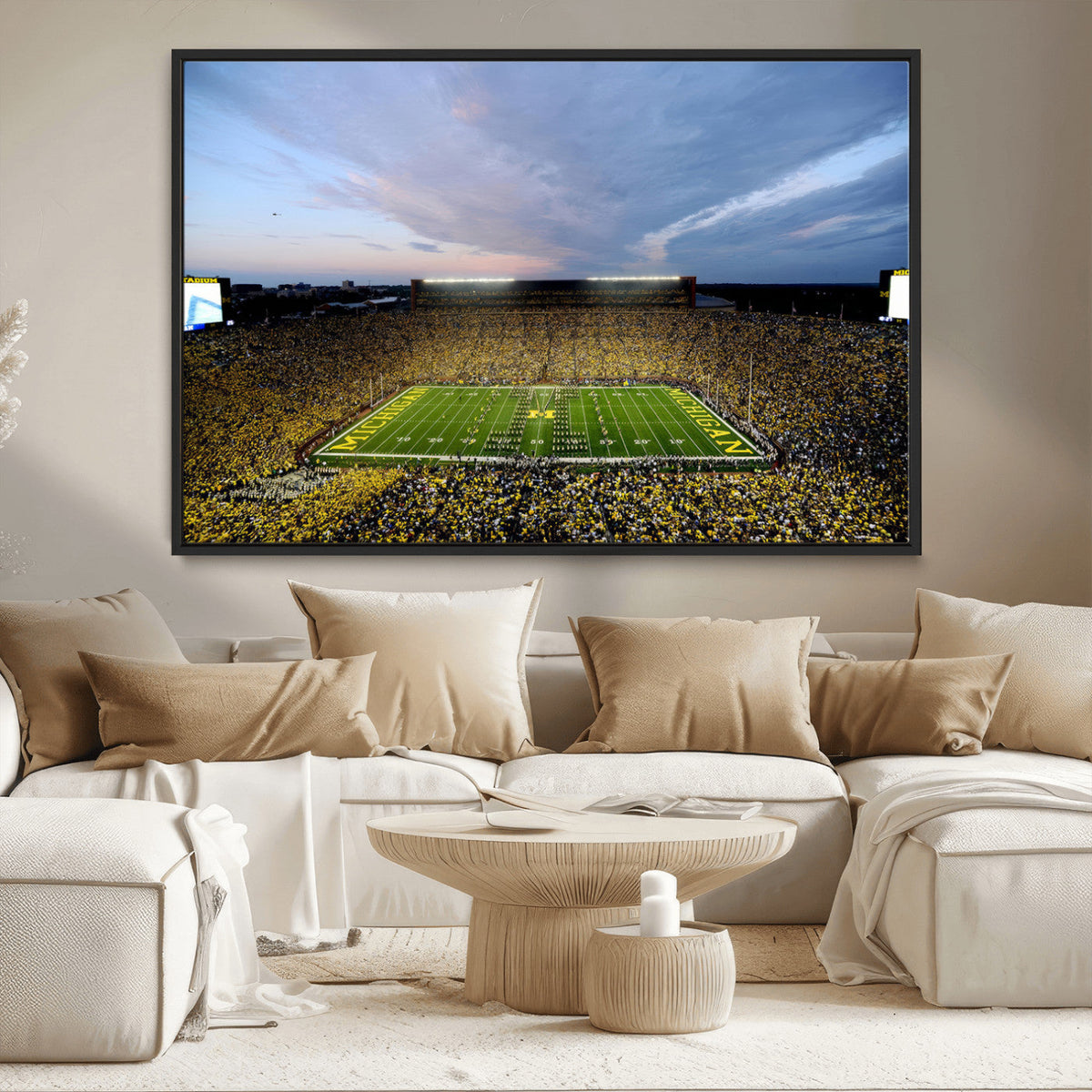 University of Michigan Wolverines Football Team Print - Ann