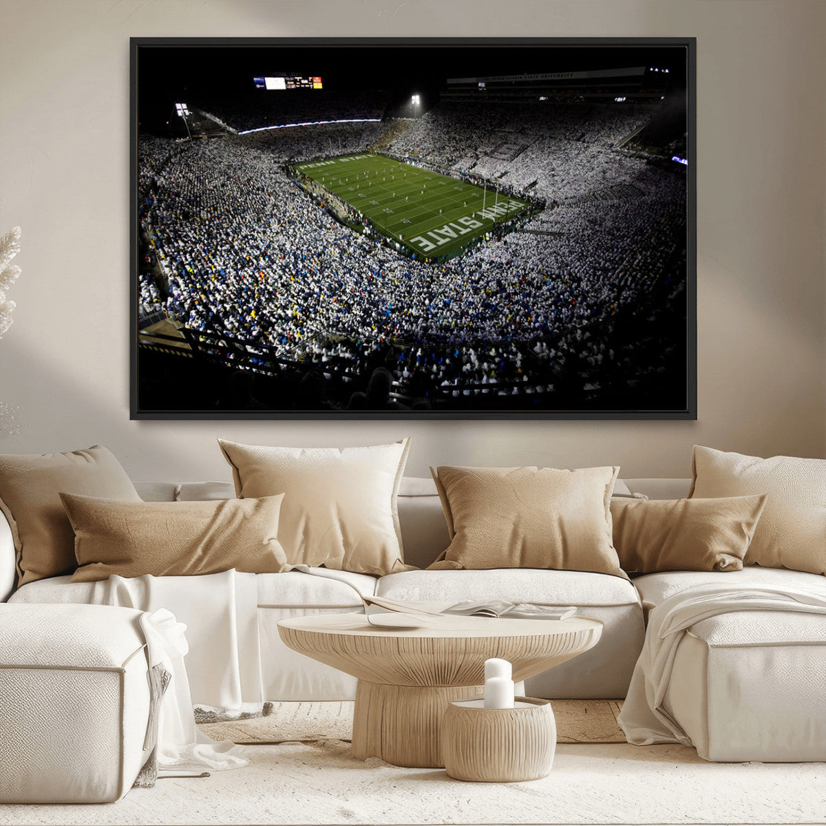 Penn State Football Stadium Wall Art - Beaver Stadium Canvas