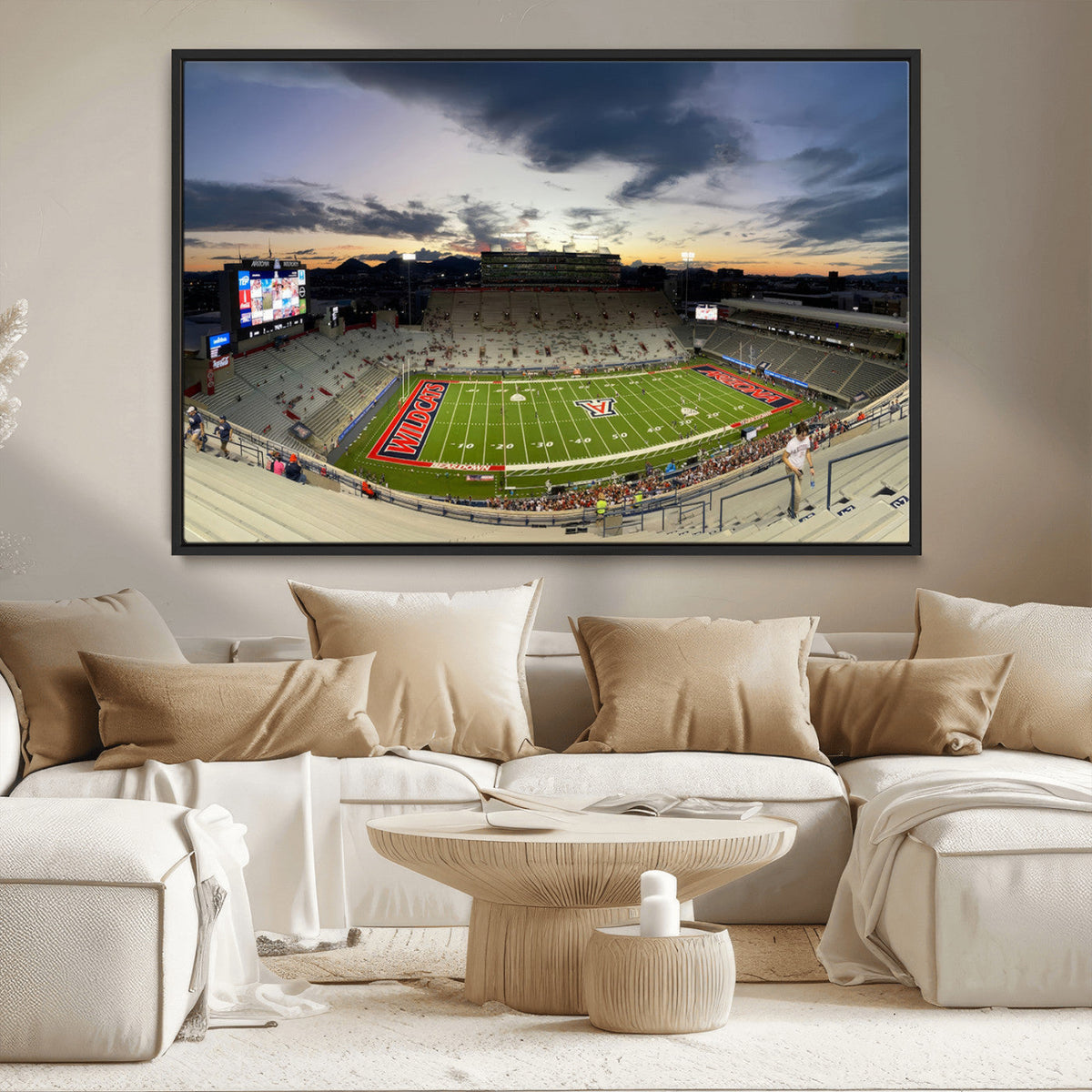 Arizona Wildcats Football Team Print - Tucson Arizona