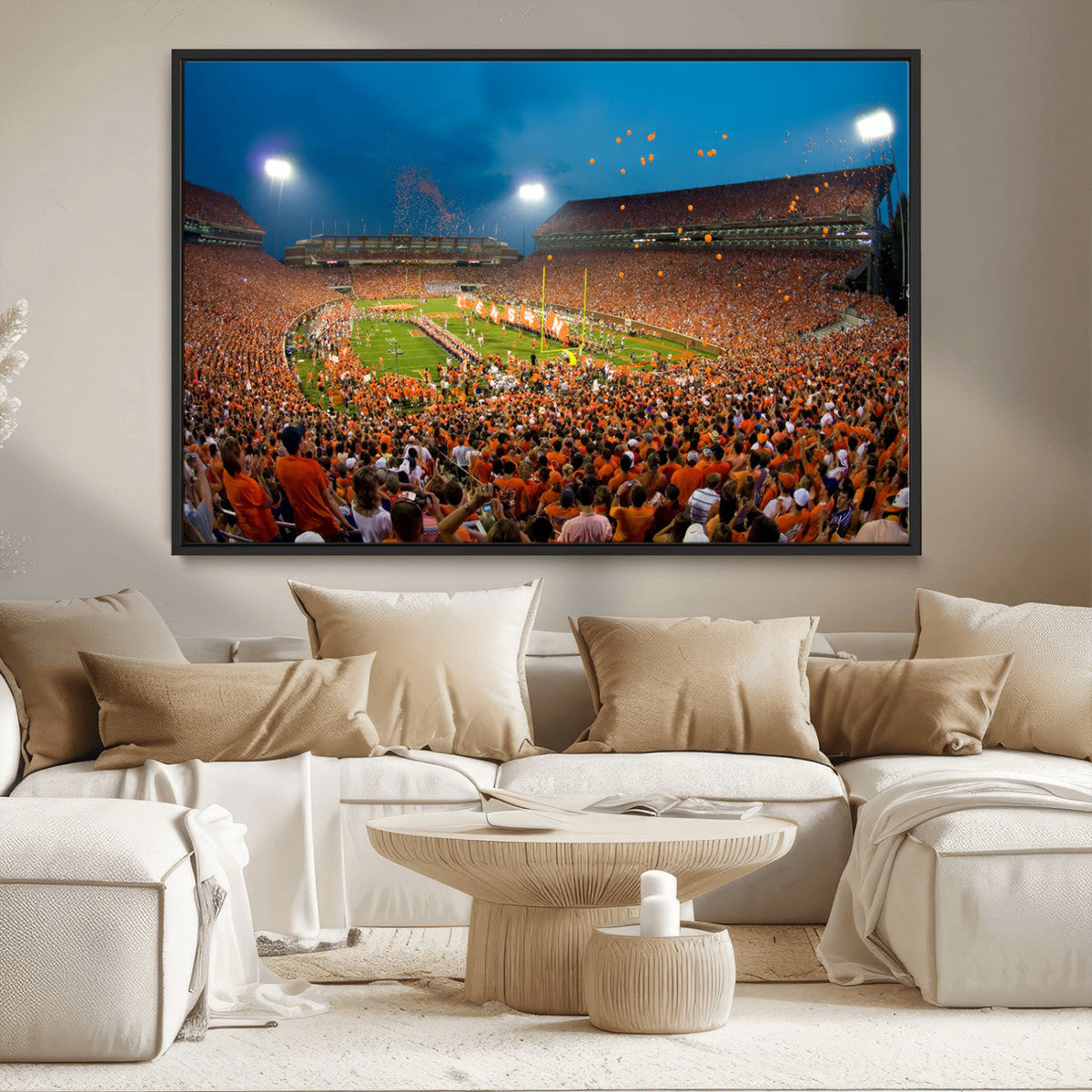 Clemson University Tigers Football Team Print - Clemson