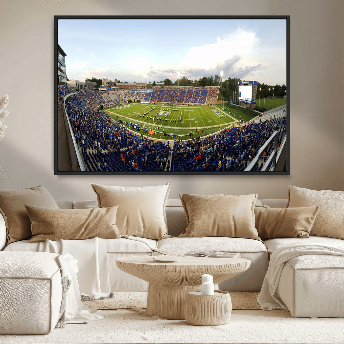 The Duke University Blue Devils Football Team Print - Durham