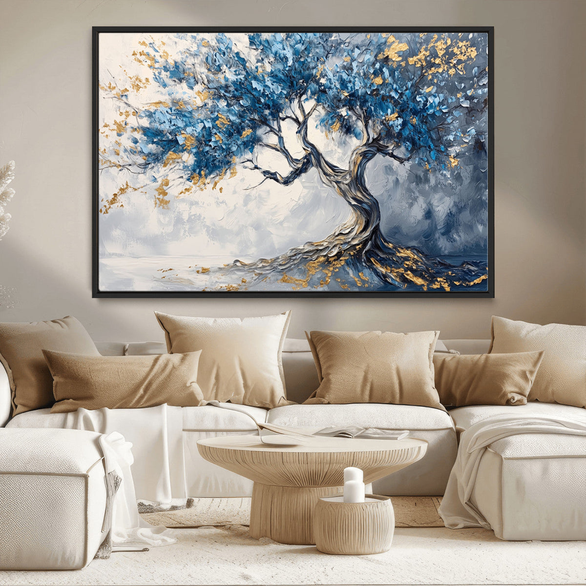 Abstract Tree Painting Canvas Wall Art | Tree of Life