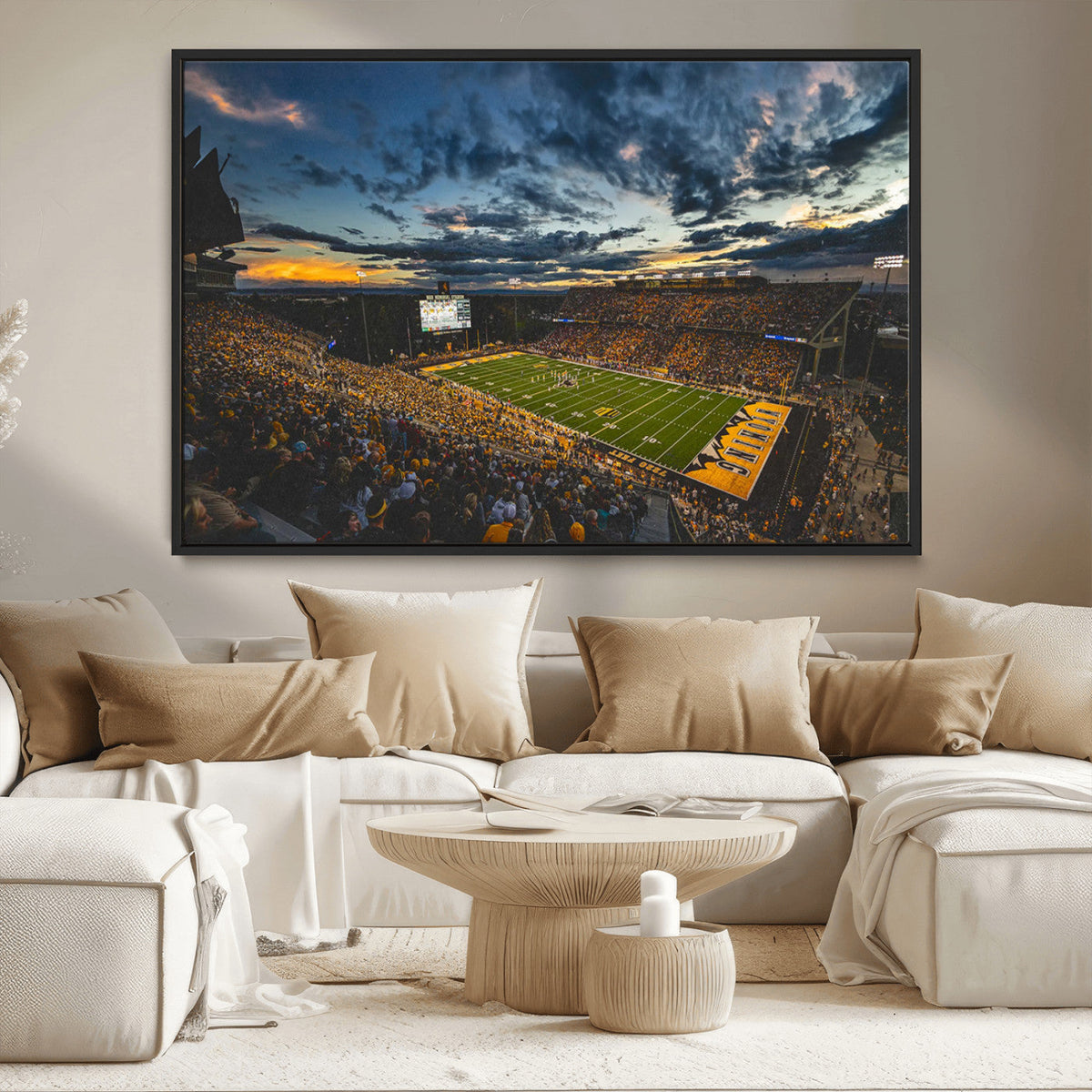 University of Wyoming Cowboys Football Team Print - Laramie