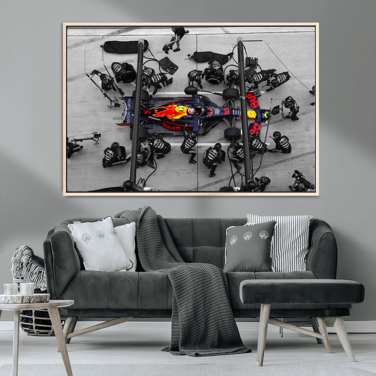 RedBull Formula 1 Canvas Wall Art Print