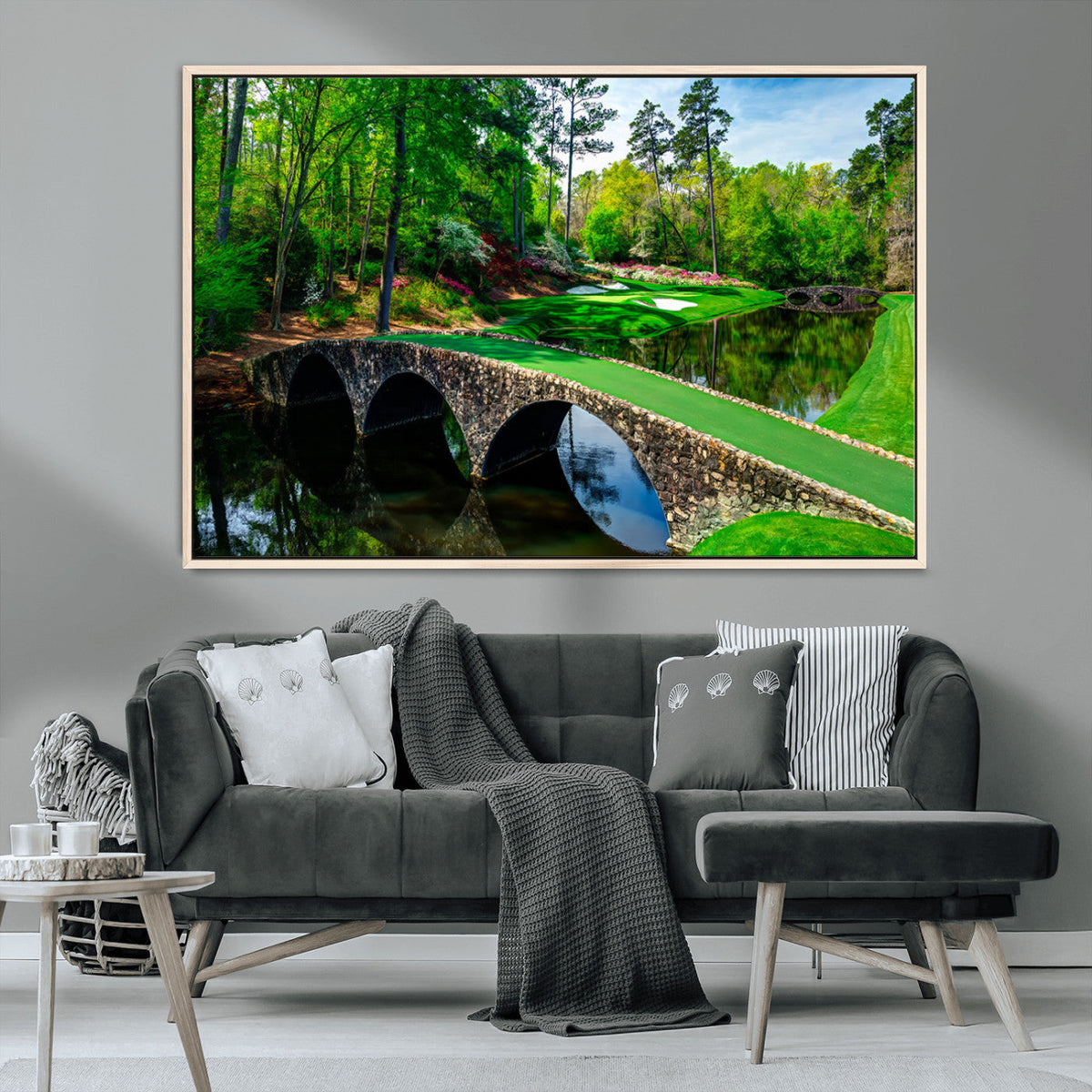 Augusta National Golf Club Wall Art - Panoramic Bridge &