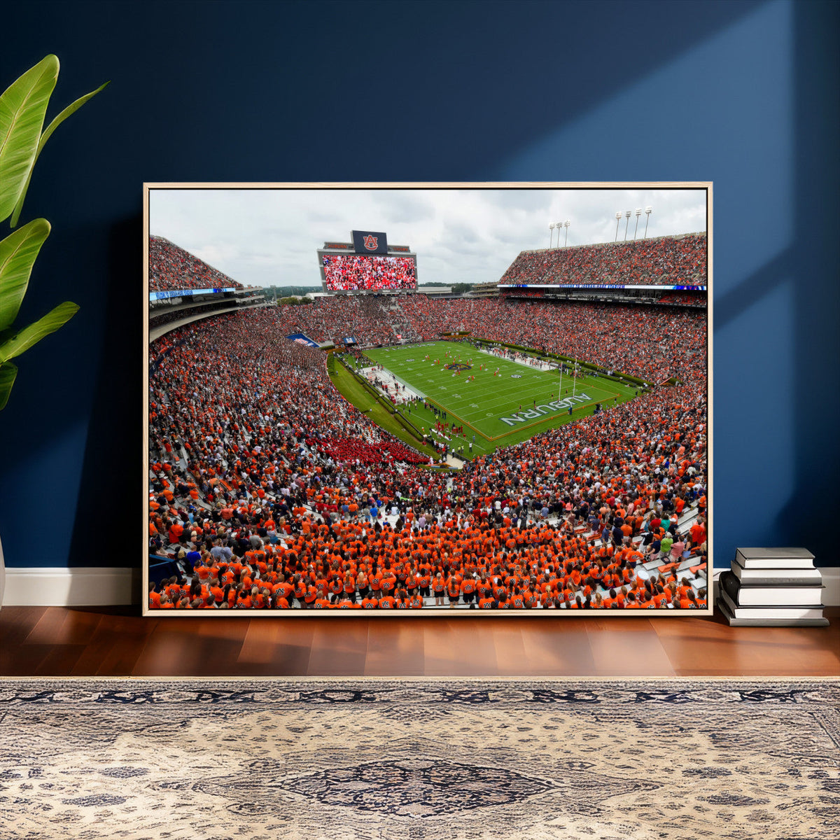 Auburn Stadium Wall Art Canvas Print, Jordan Hare Stadium