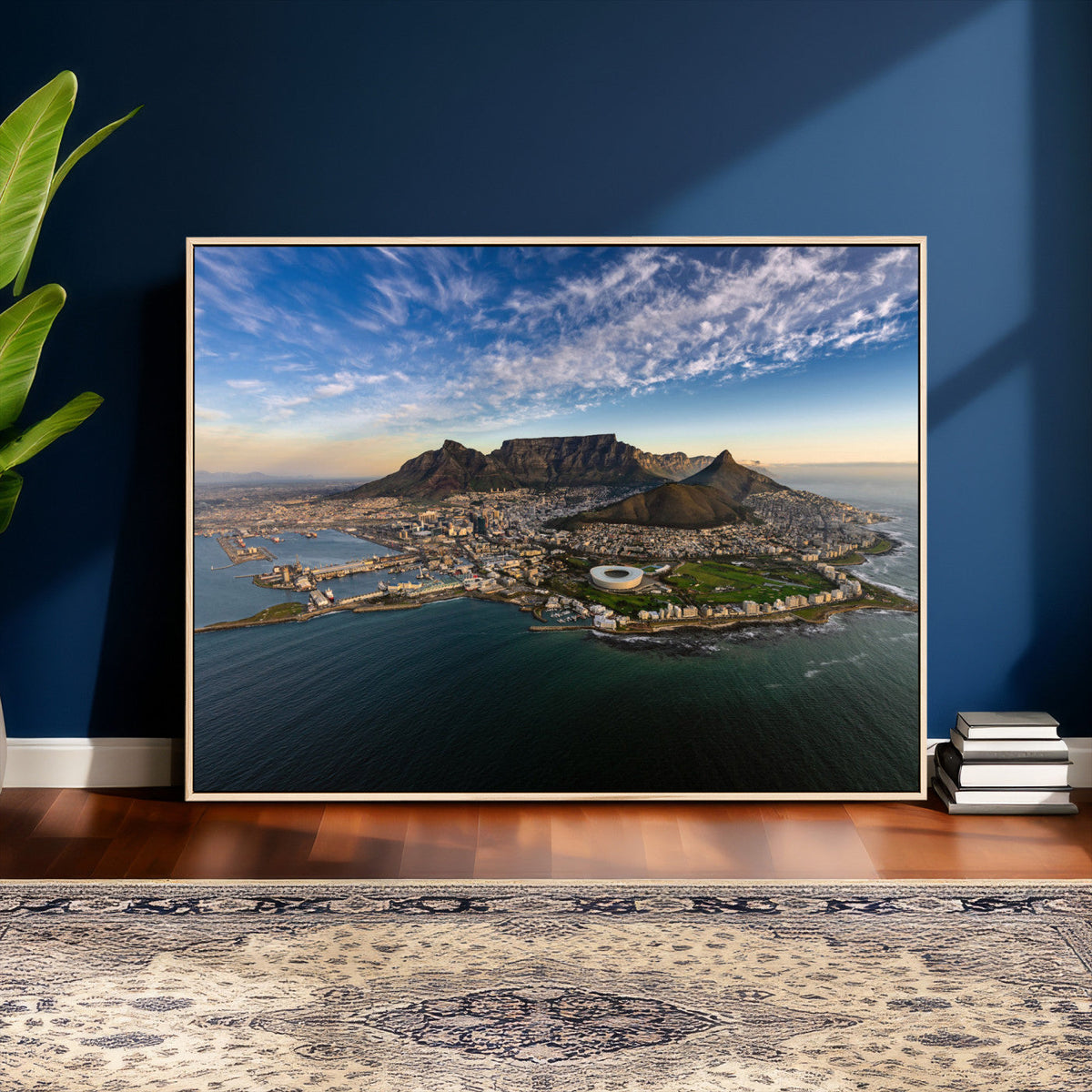 Cape Town Wall Art Canvas Print – Table Mountain Coastal