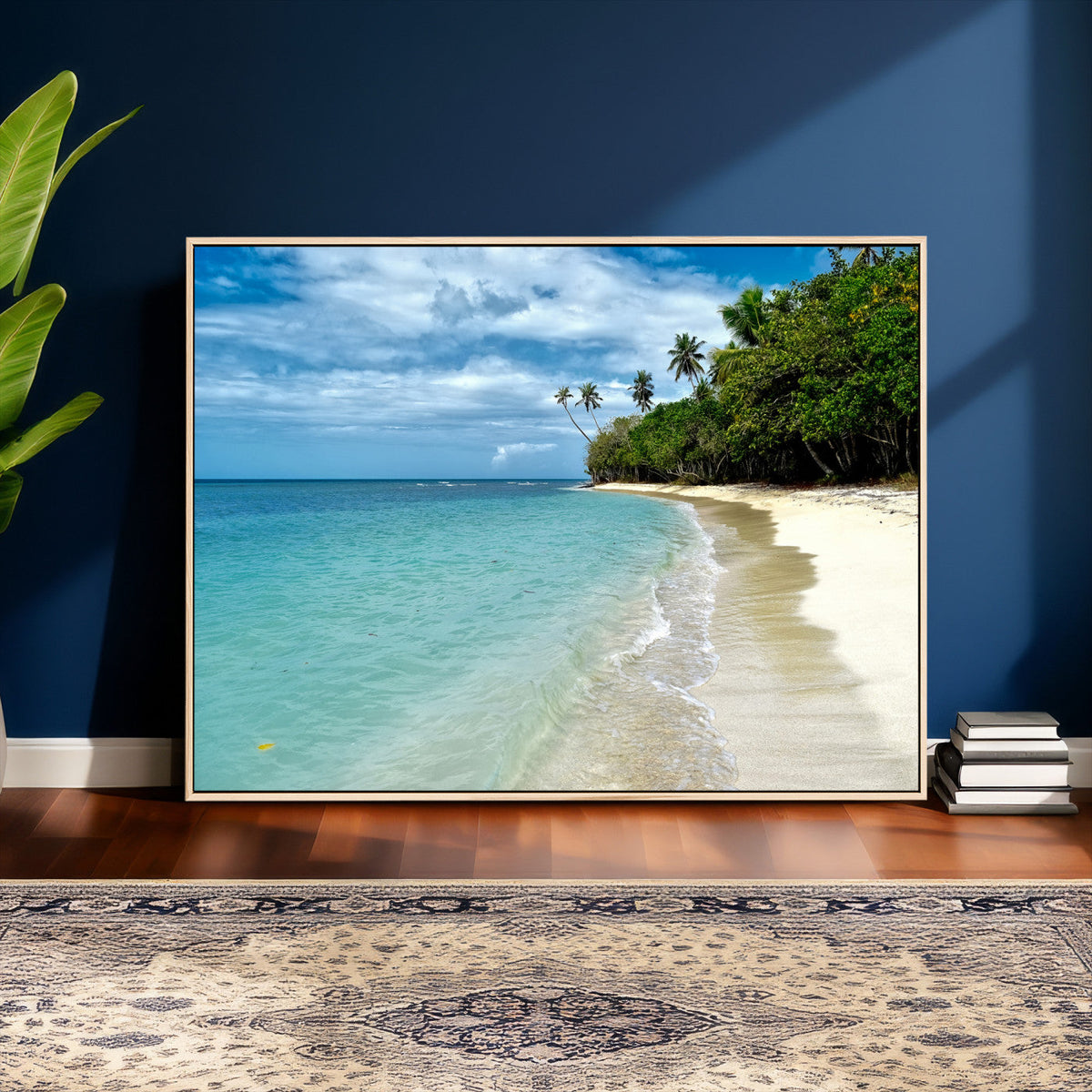 Puerto Rico Beach Paradise Wall Art – Tropical Coastal Print