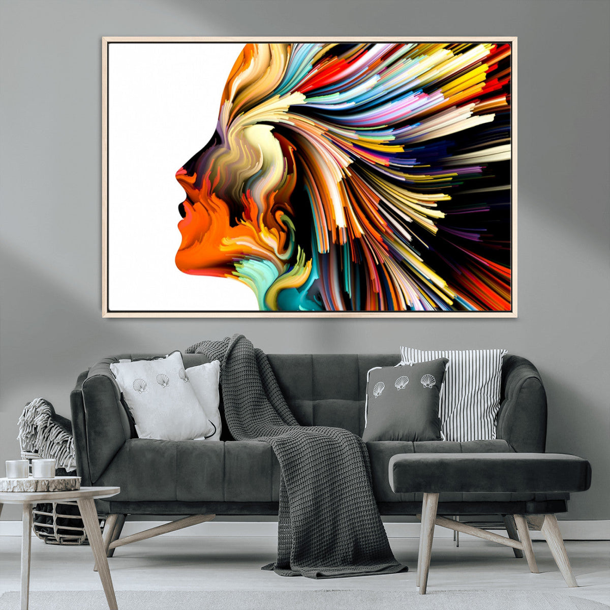 Profile Colors Canvas Print