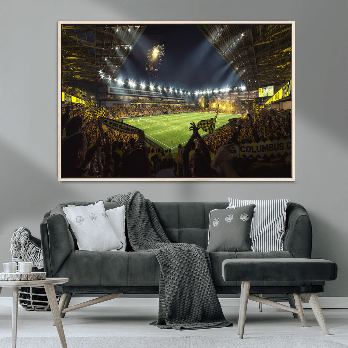 Columbus Crew Soccer Team Print - Columbus Crew Stadium Wall
