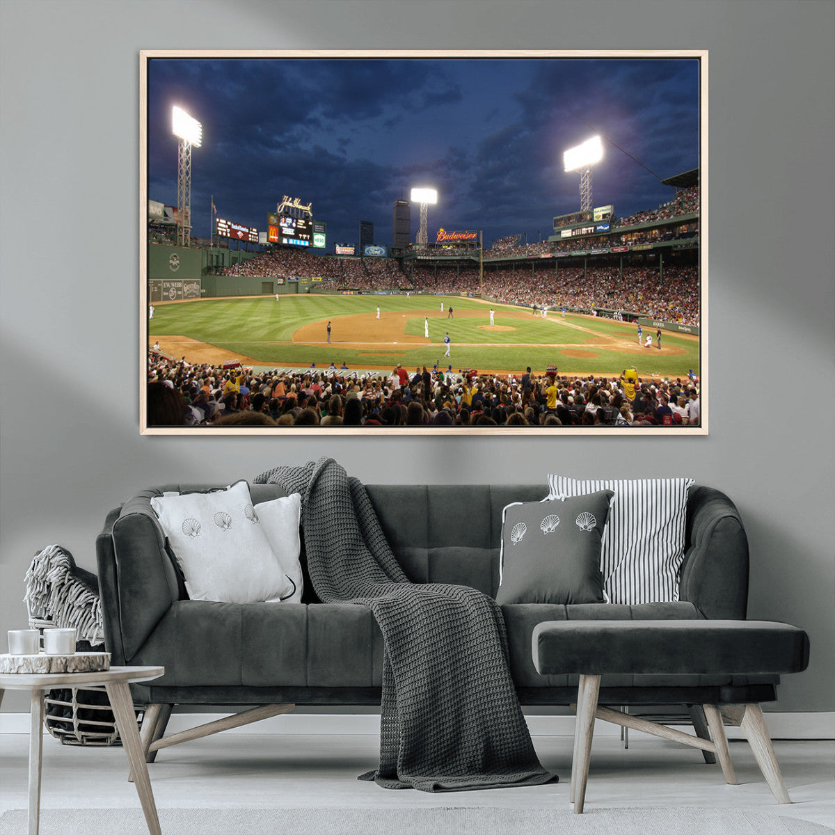 Boston Red Sox Baseball Team Print Canvas - Massachusetts