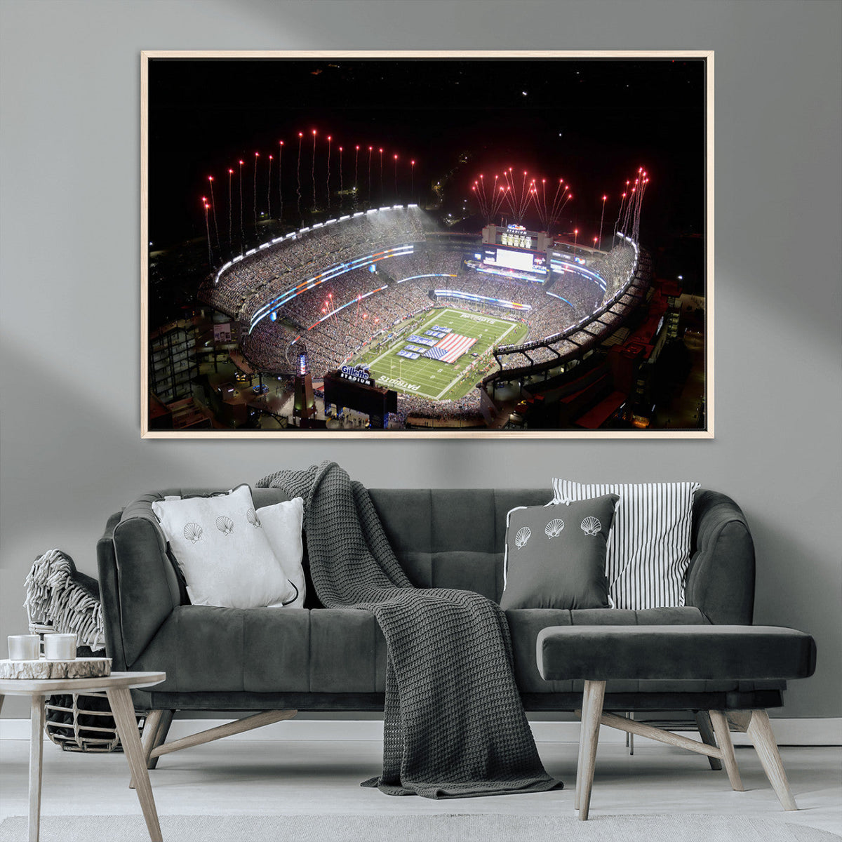 New England Patriots Team Print Wall Art- Foxborough