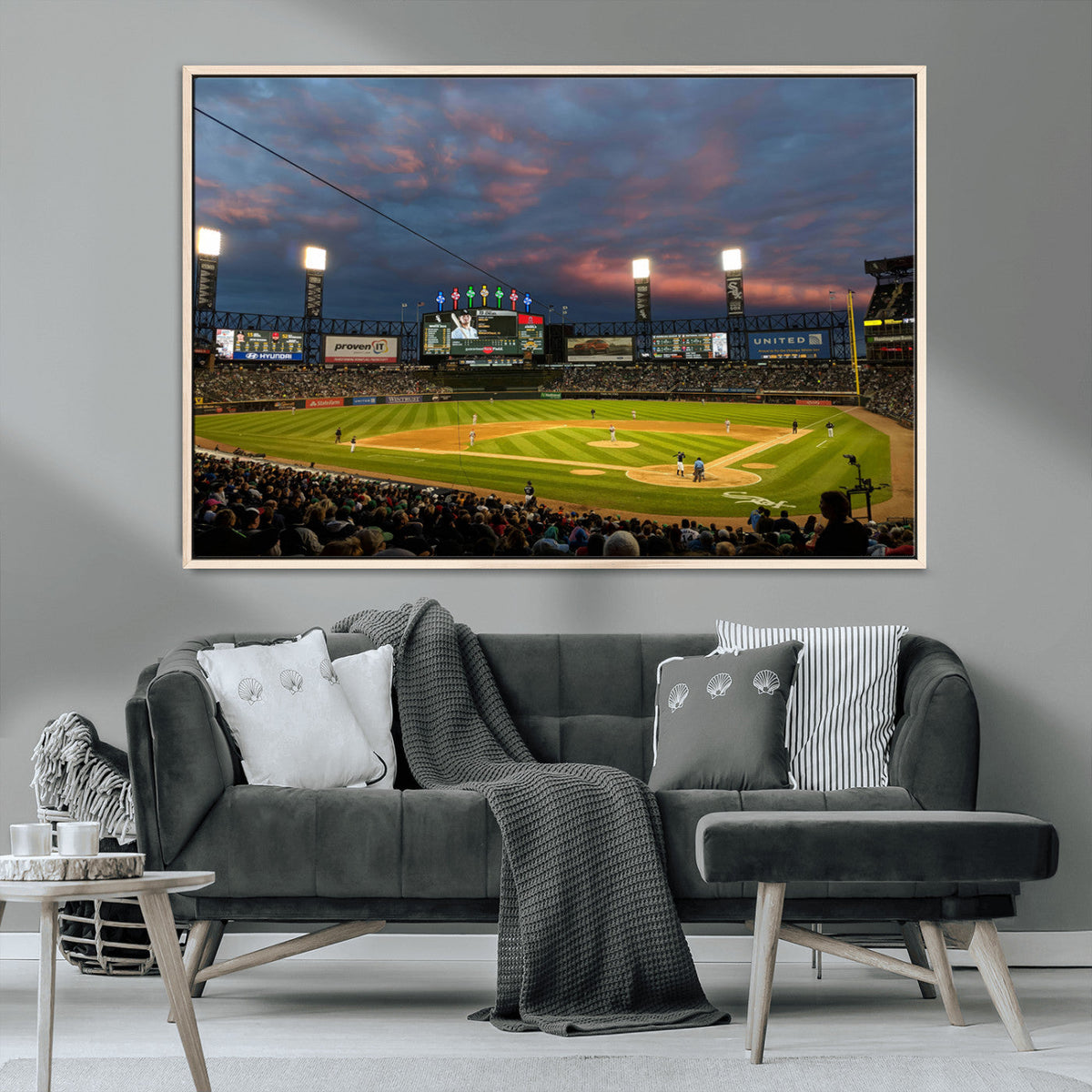 Chicago White Sox Baseball Team Print Canvas- Guaranteed