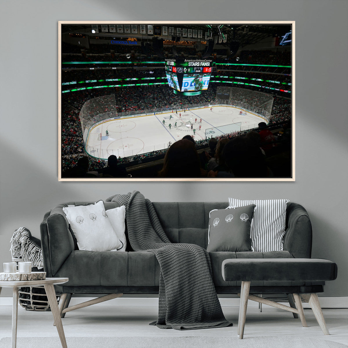 American Airlines Center Dallas Stars Wall Art Canvas Print
