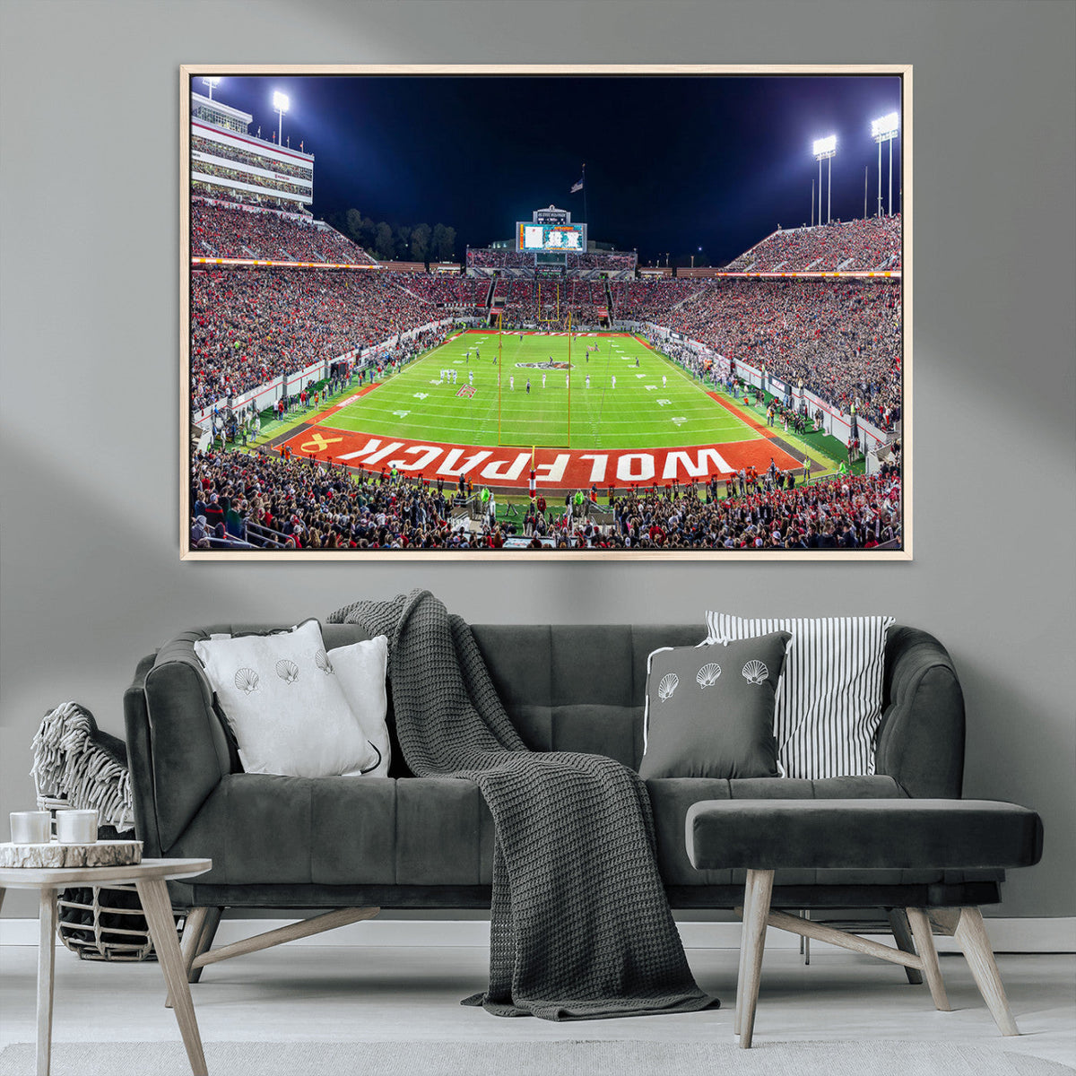NC State Wolfpack Canvas Print - Raleigh Carter-Finley