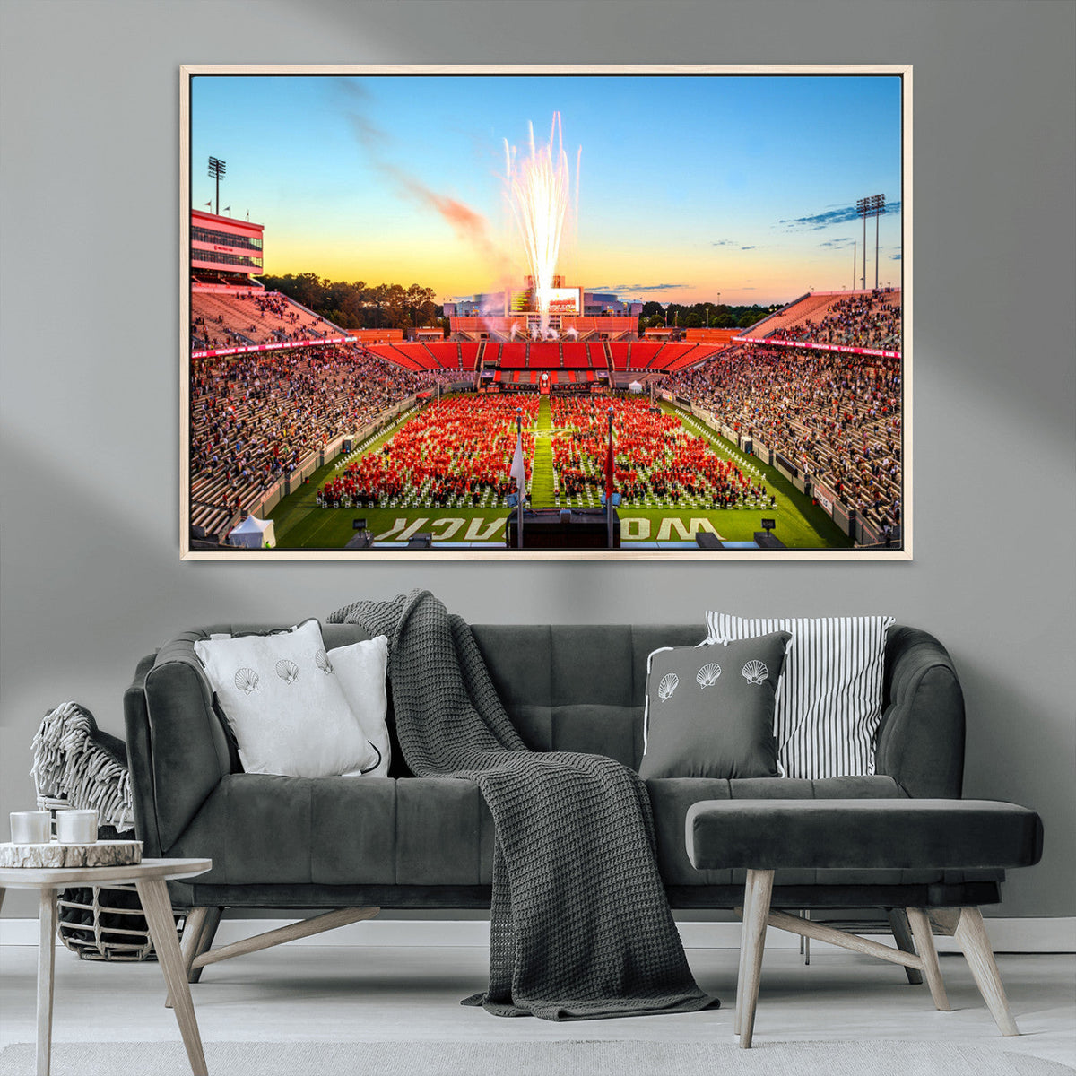 North Carolina State University Canvas Print, North Carolina