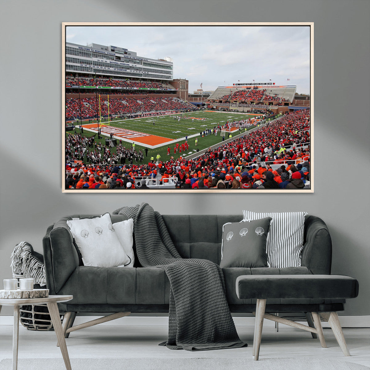 University of Illinois Fighting Illini Football Team Print -
