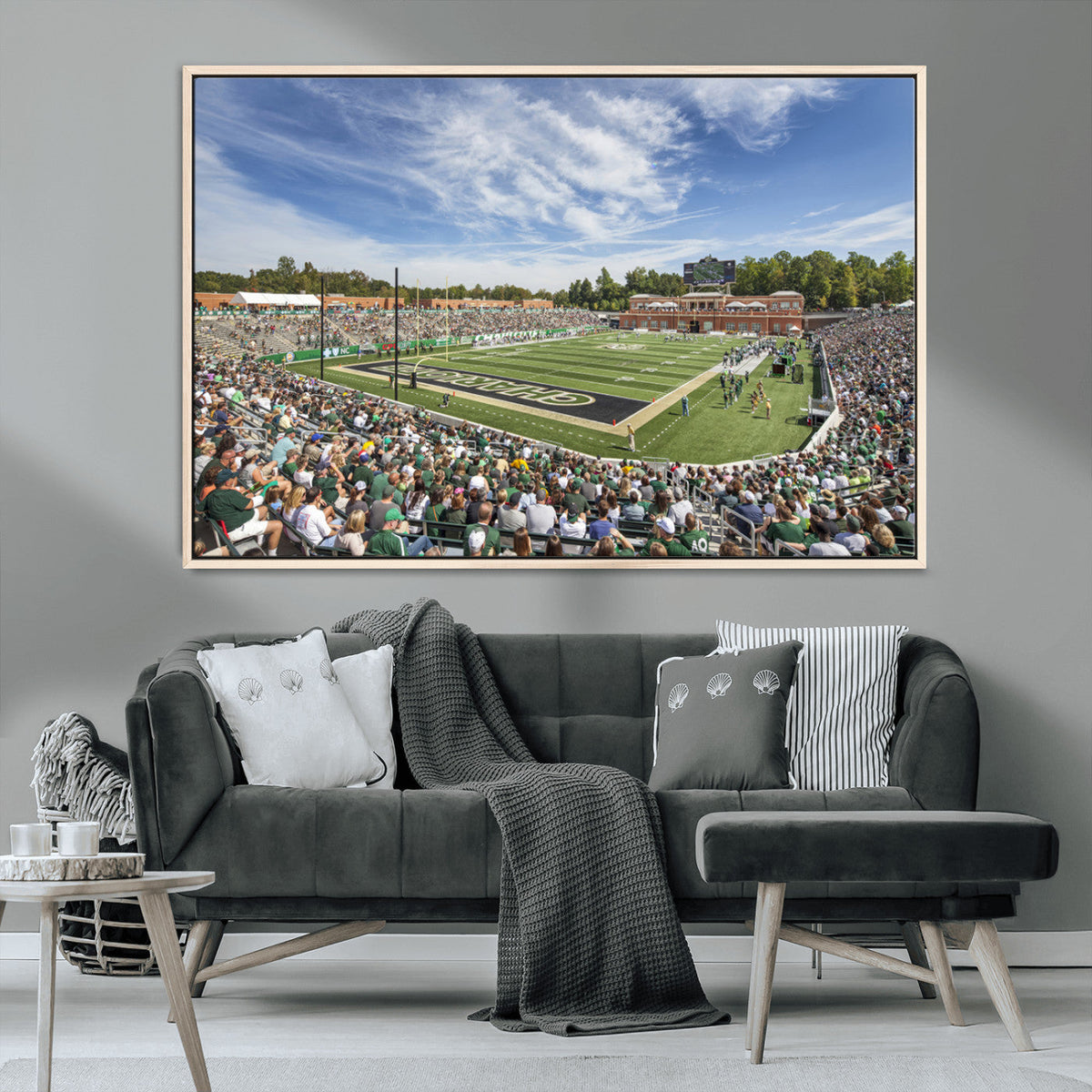 University of Charlotte 49ers Football Team Print -
