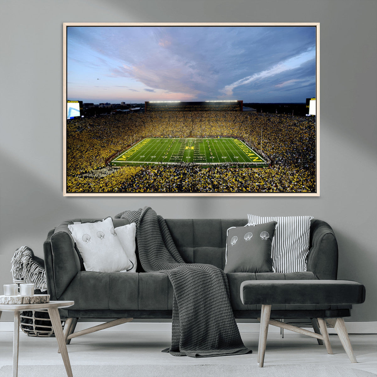 University of Michigan Wolverines Football Team Print - Ann