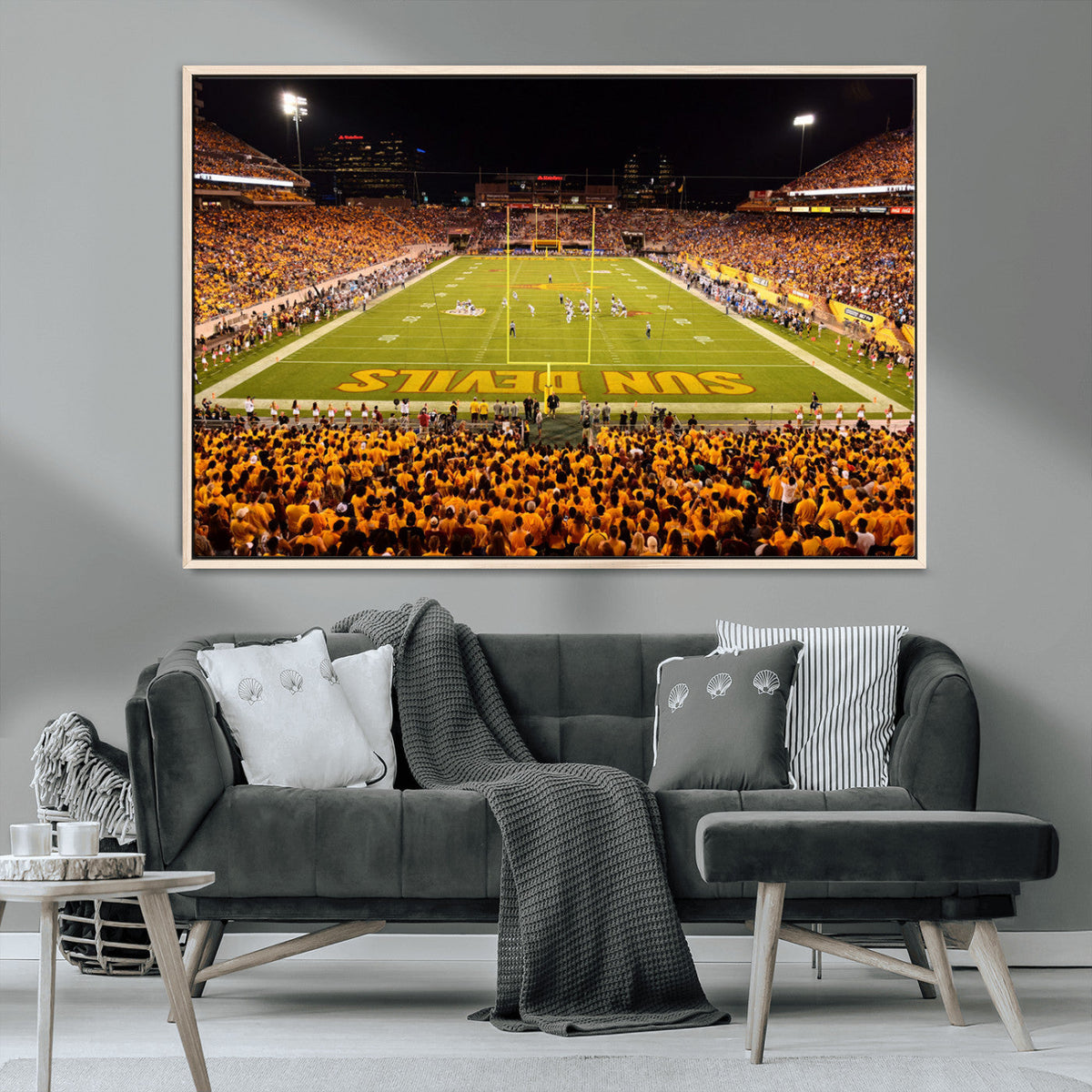 ASU Sun Devils Football Team Print - Phoenix Mountain
