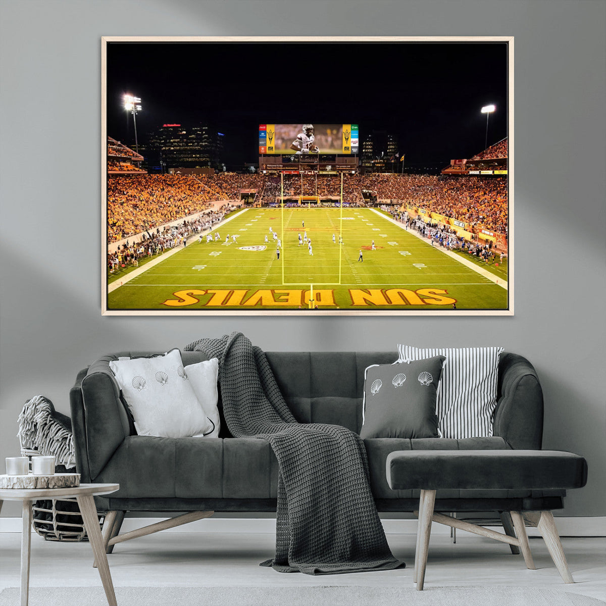 ASU Sun Devils Football Team Print - Phoenix Mountain