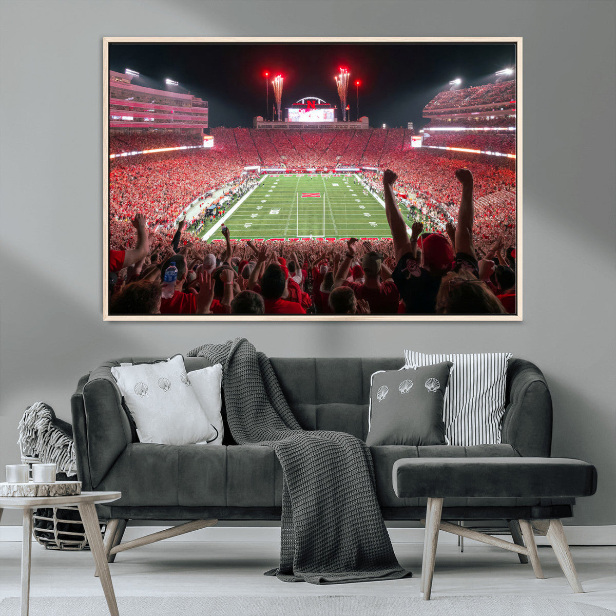 University of Nebraska Cornhuskers Football Team Print -
